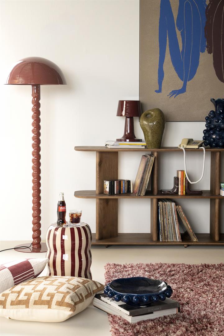 MIXI Burgundy Rug