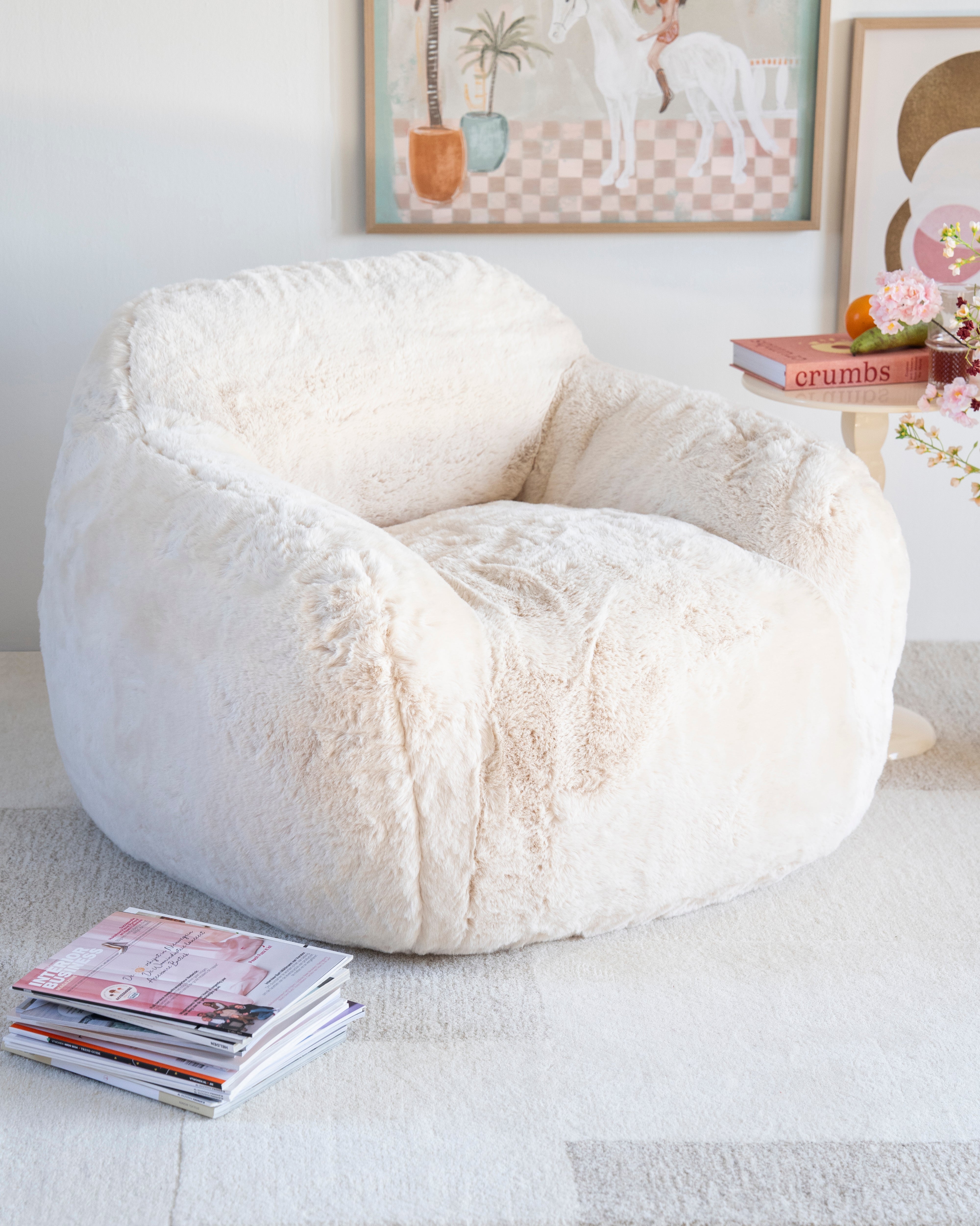 Sessel HUG cremefarben