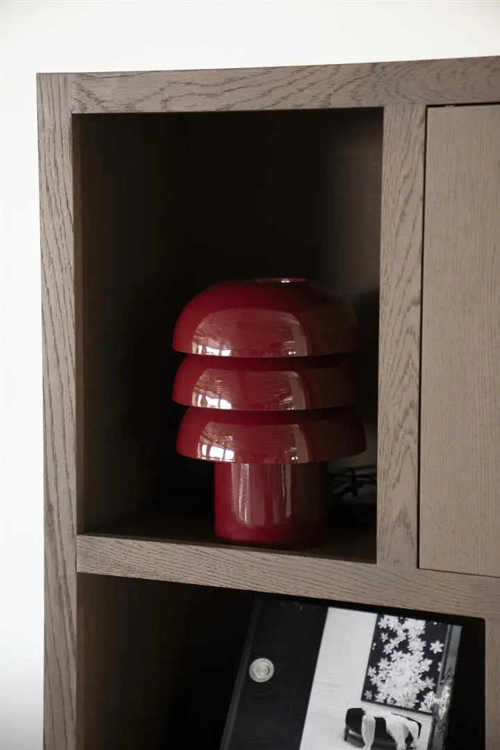 Lampa stołowa CURO burgundowy – By Boo