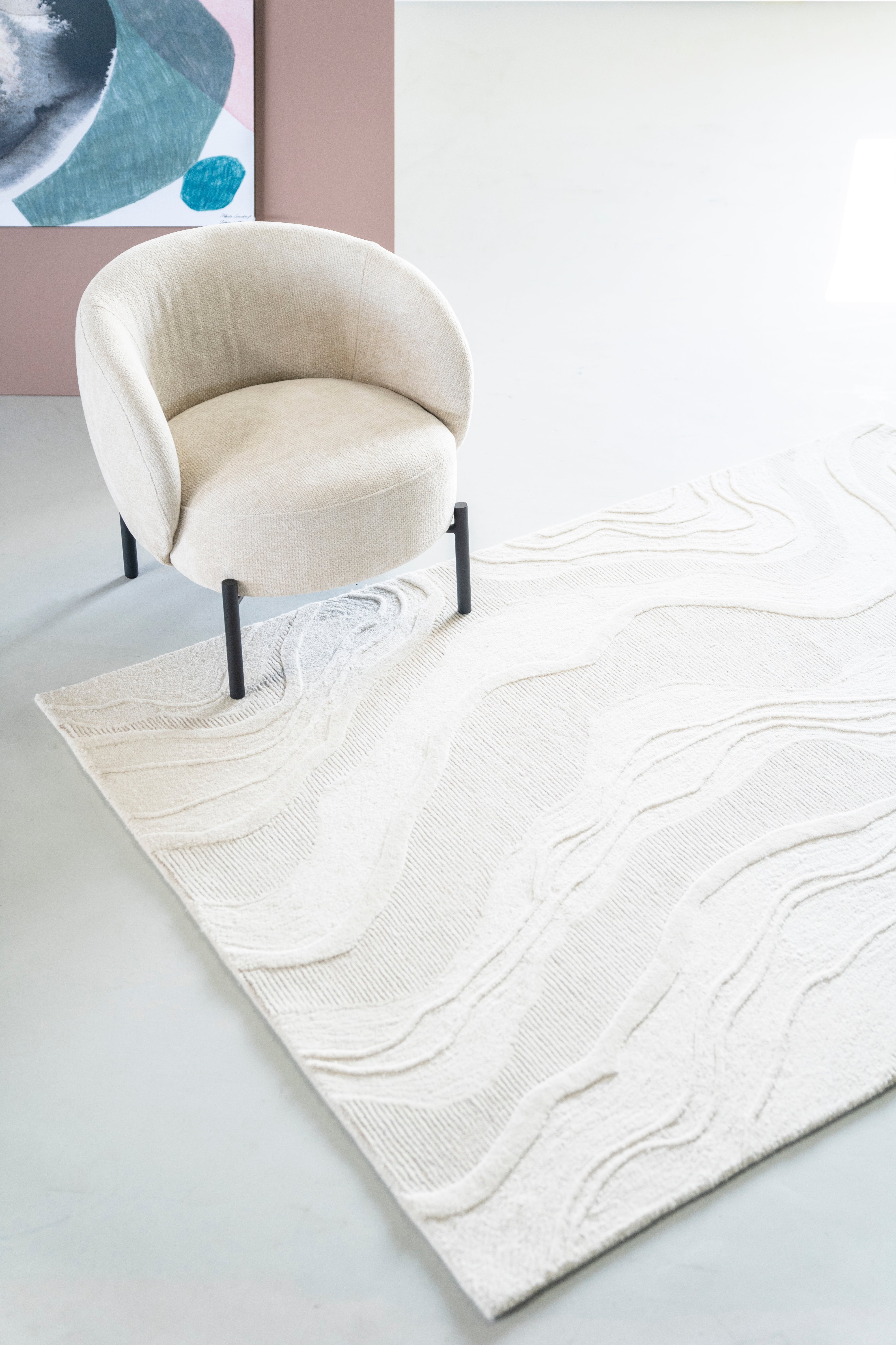 Teppich SOIL cremefarben