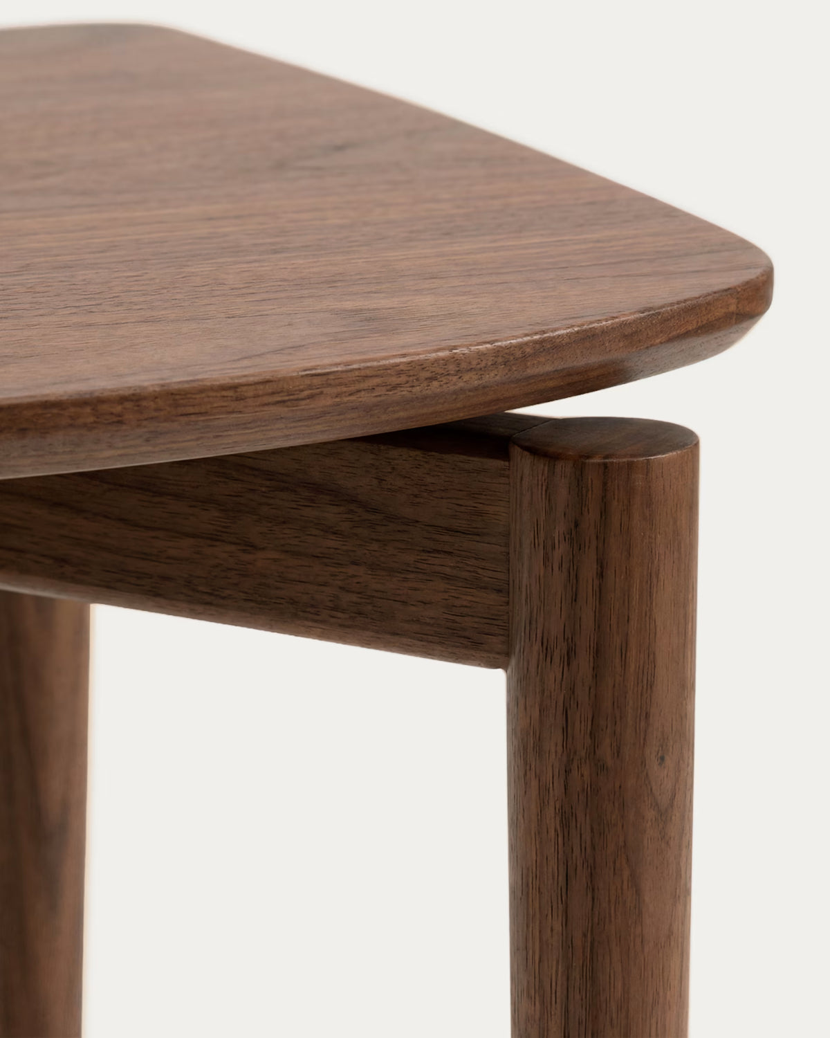 Hocker EVERA, dunkles Eichenfurnier