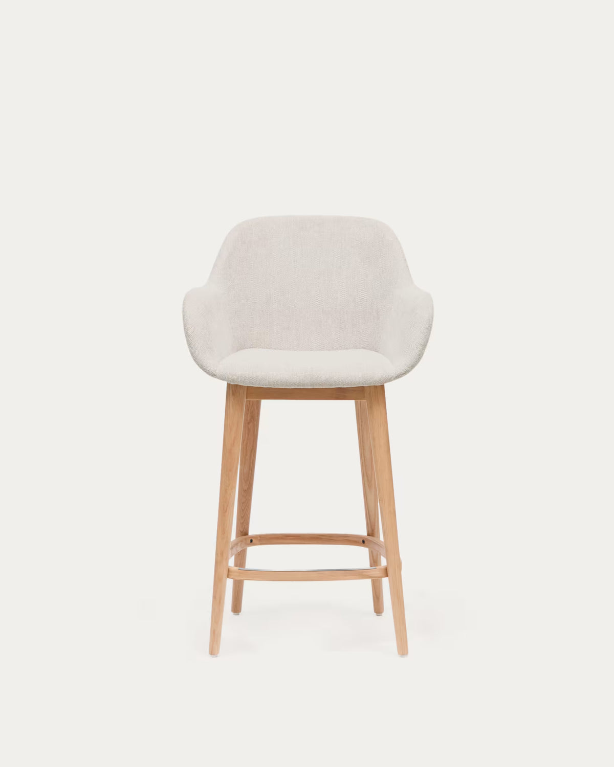 Beige Reitstuhl mit Aschenbasis