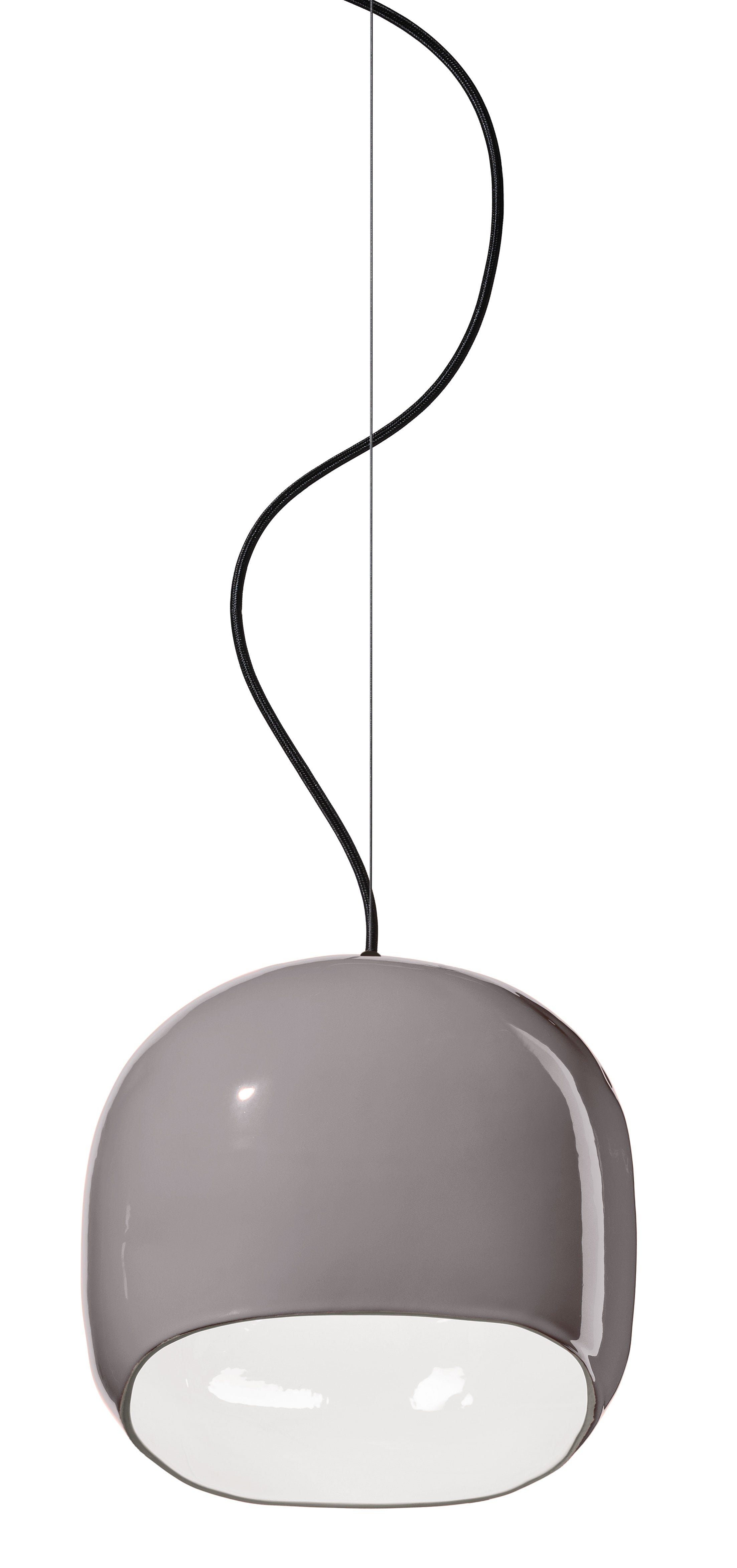 AYRTON gray ceramic pendant lamp