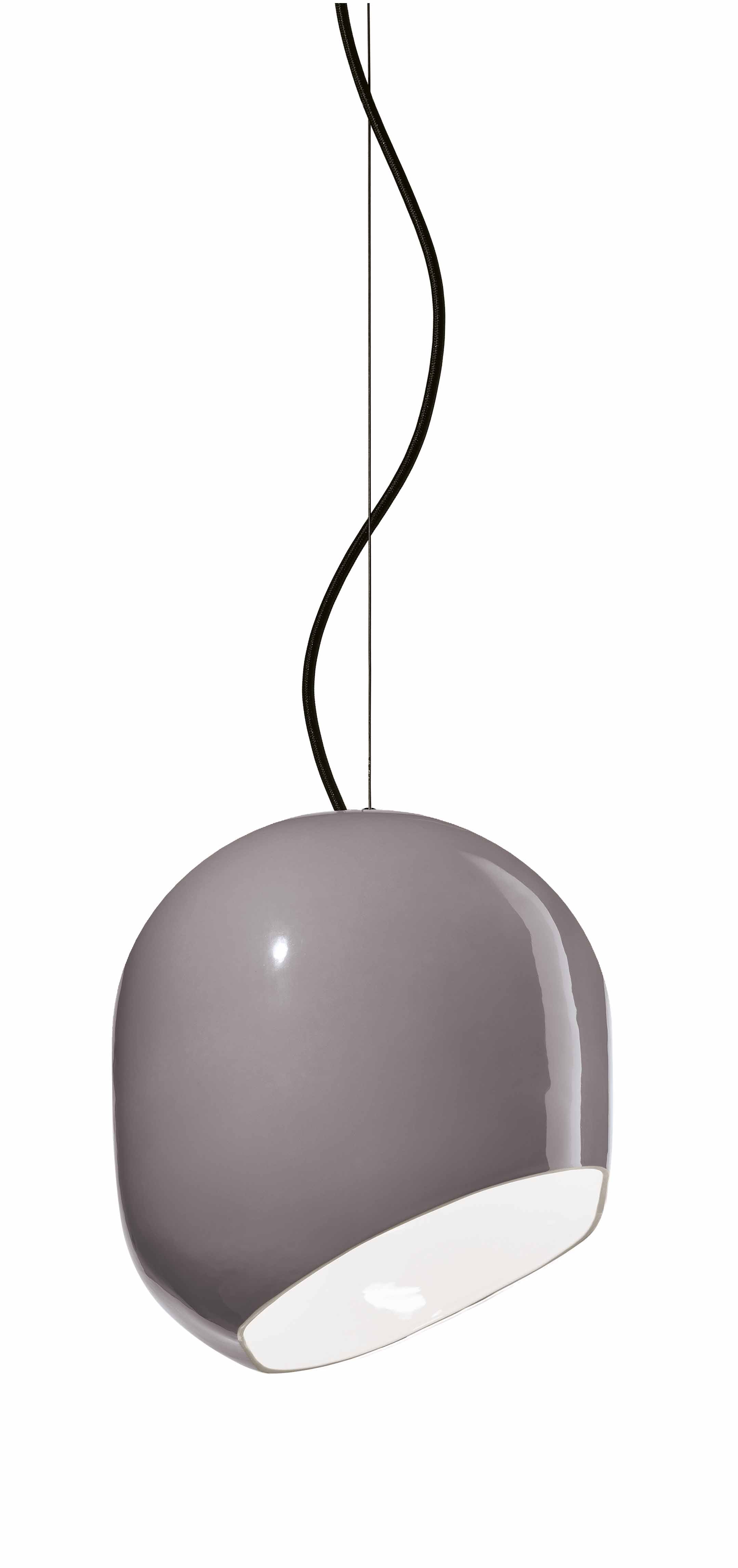 AYRTON gray ceramic pendant lamp