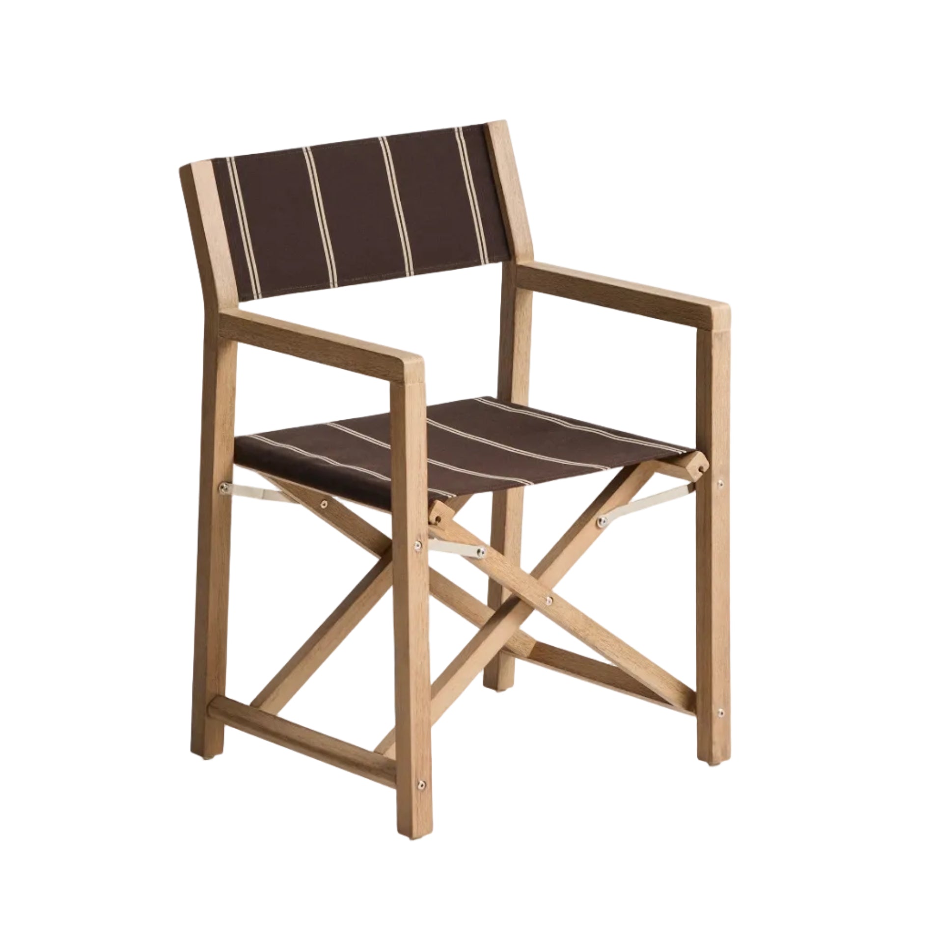 VILARA Brown Garden Chair with Beige