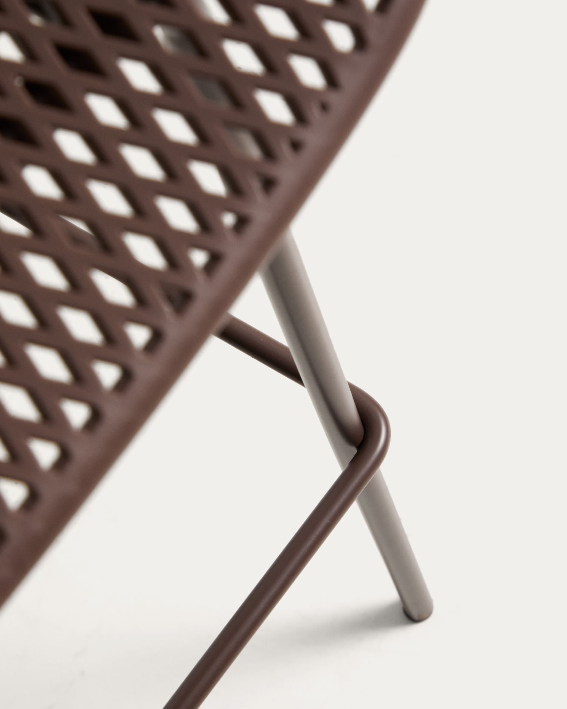 Gartenhocker QUINBY braun