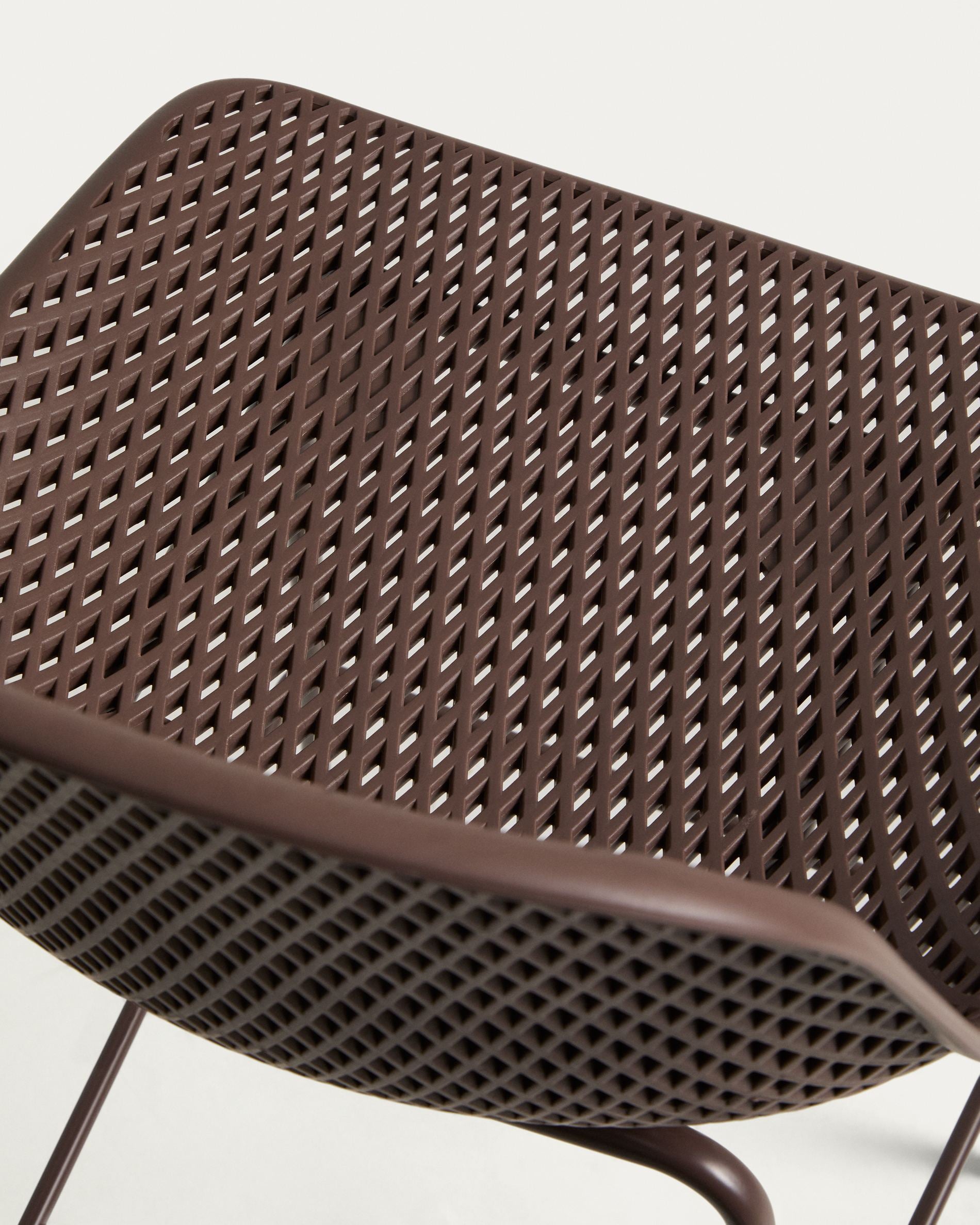 Gartenhocker QUINBY braun