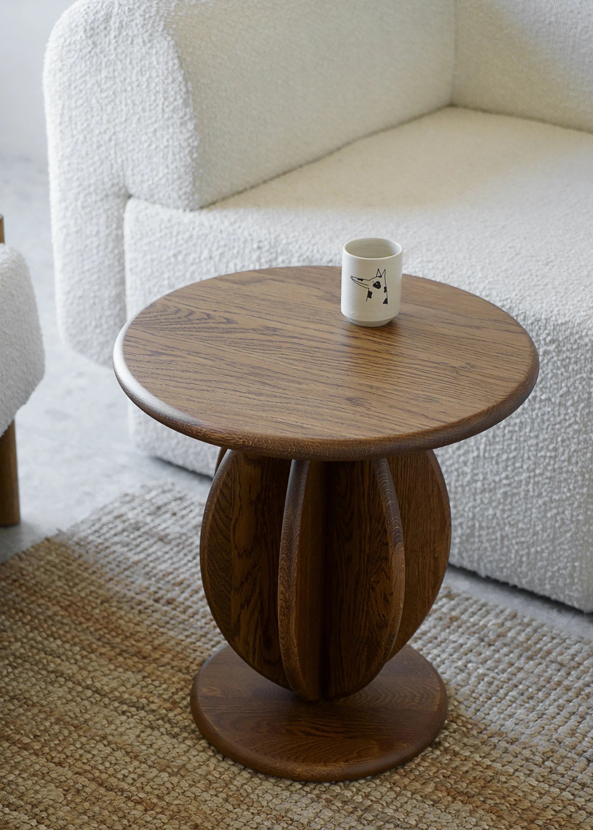 CITRUS Side Table Black Ash Wood