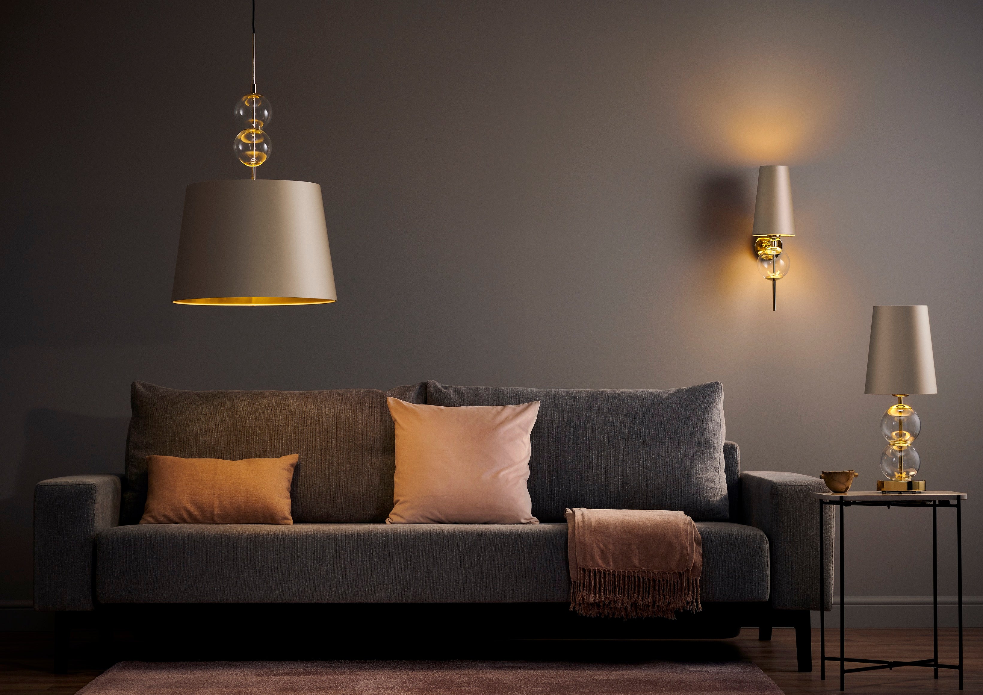 Tischlampe COCO champagner