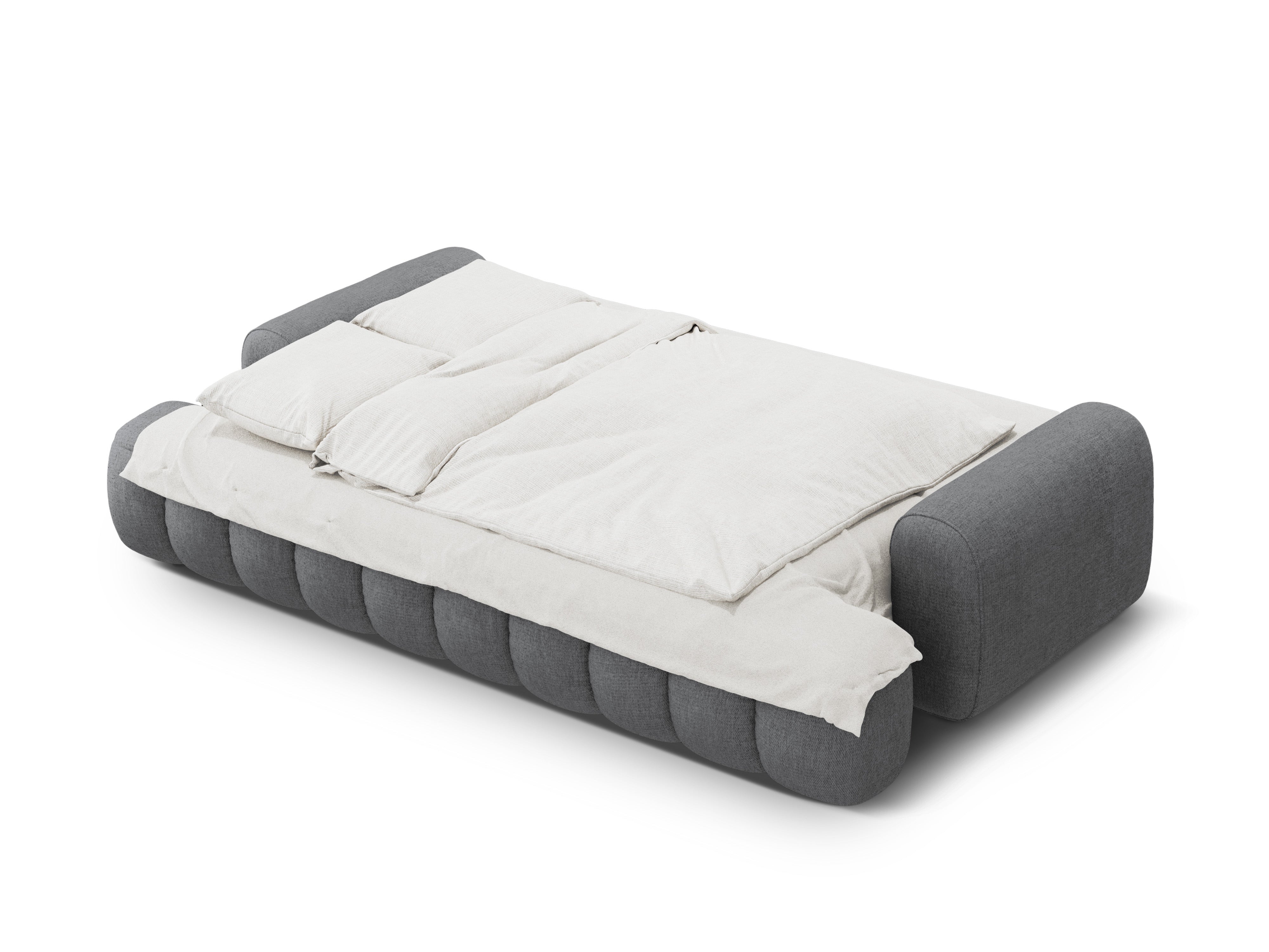 Sofa mit Schlaffunktion für 4 Personen LINZ grau