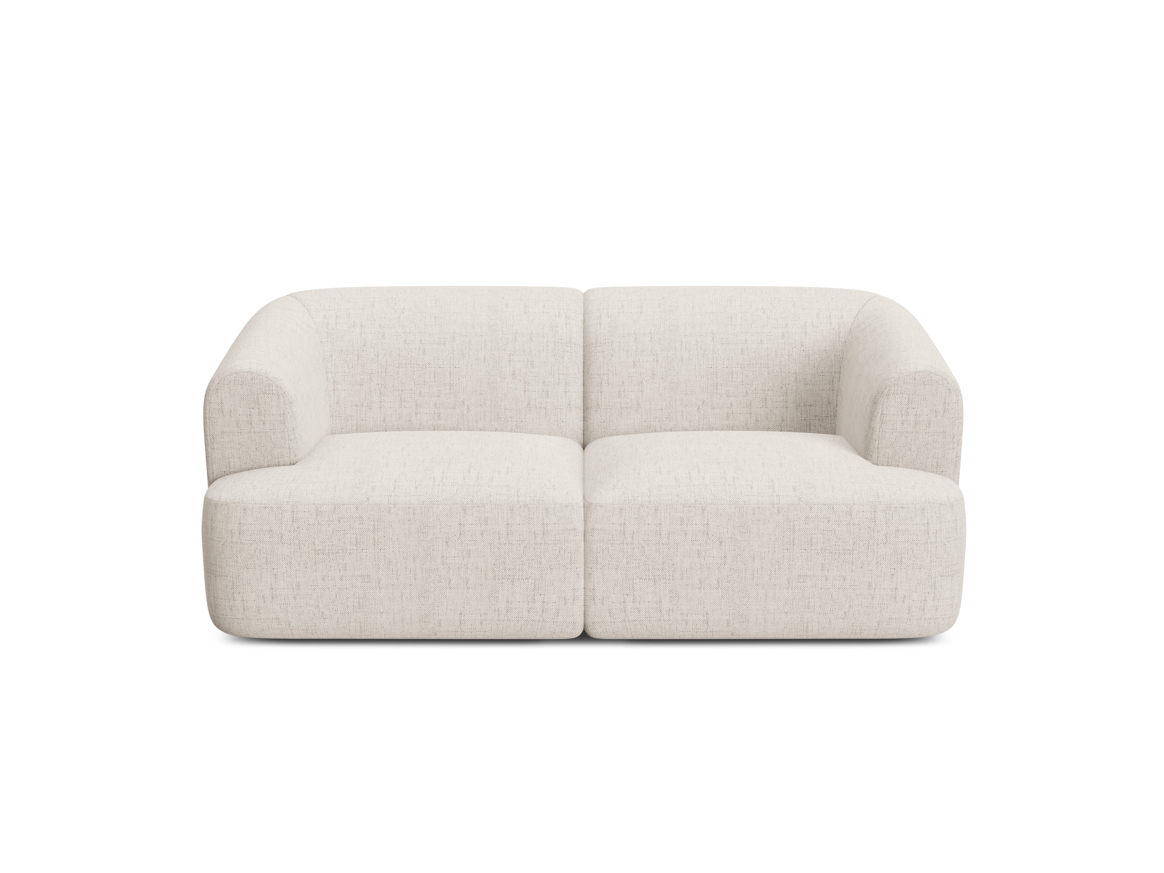 Sofa 2-Sitzer CAMPI creme Chenille