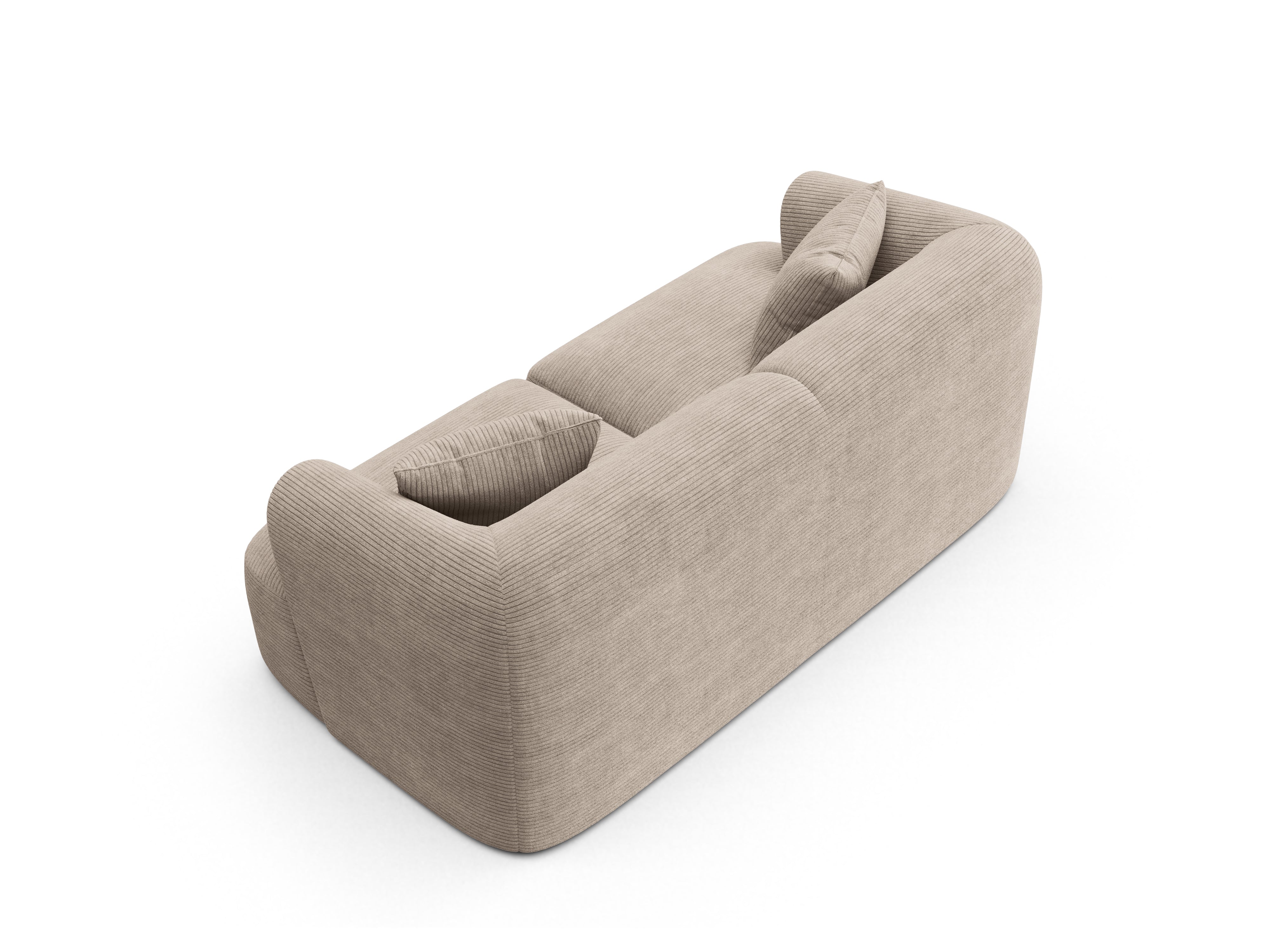 Sofa 2-Sitzer CAMPI beige Cord