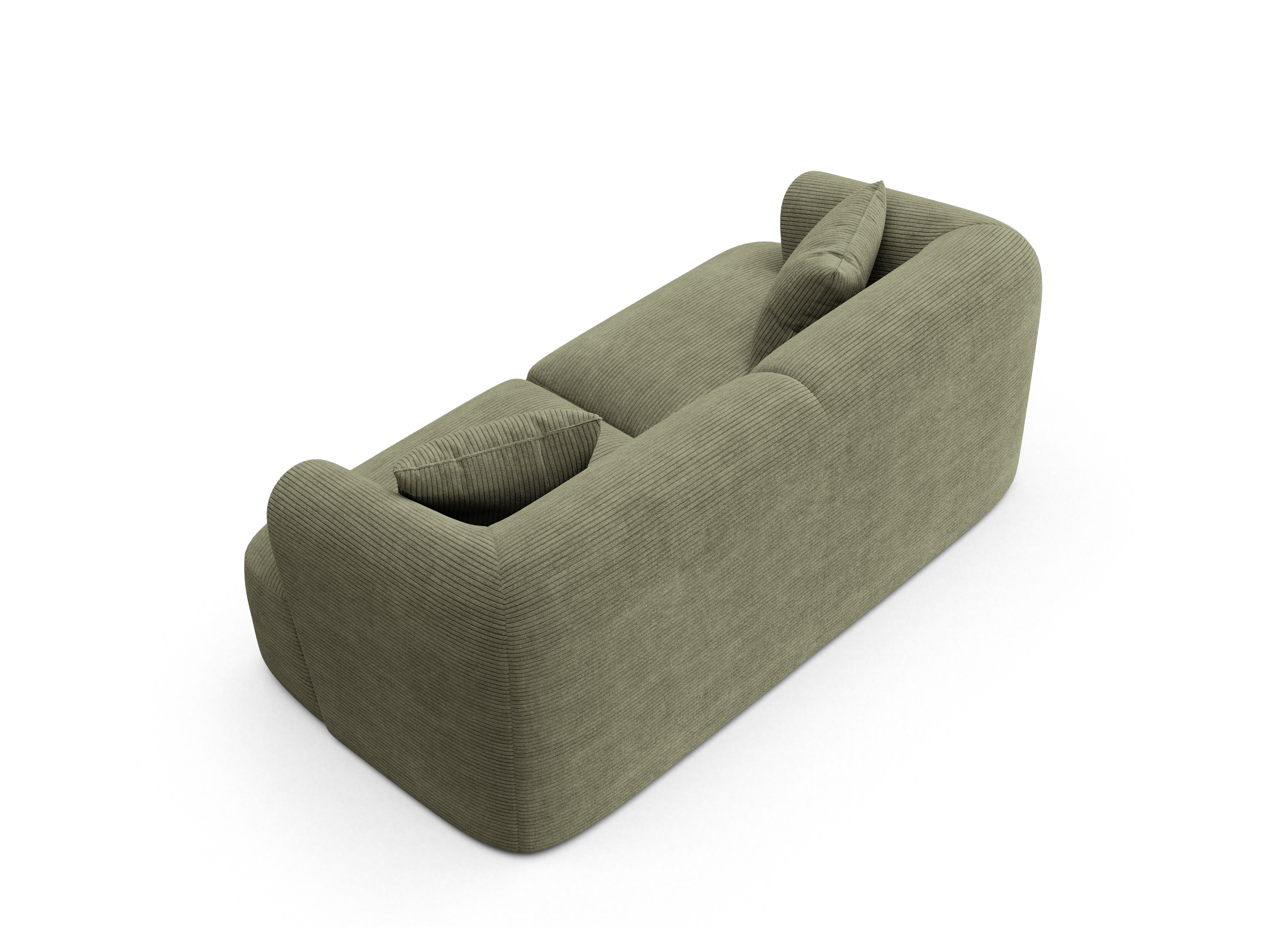 Sofa 2-Sitzer CAMPI grün Cord
