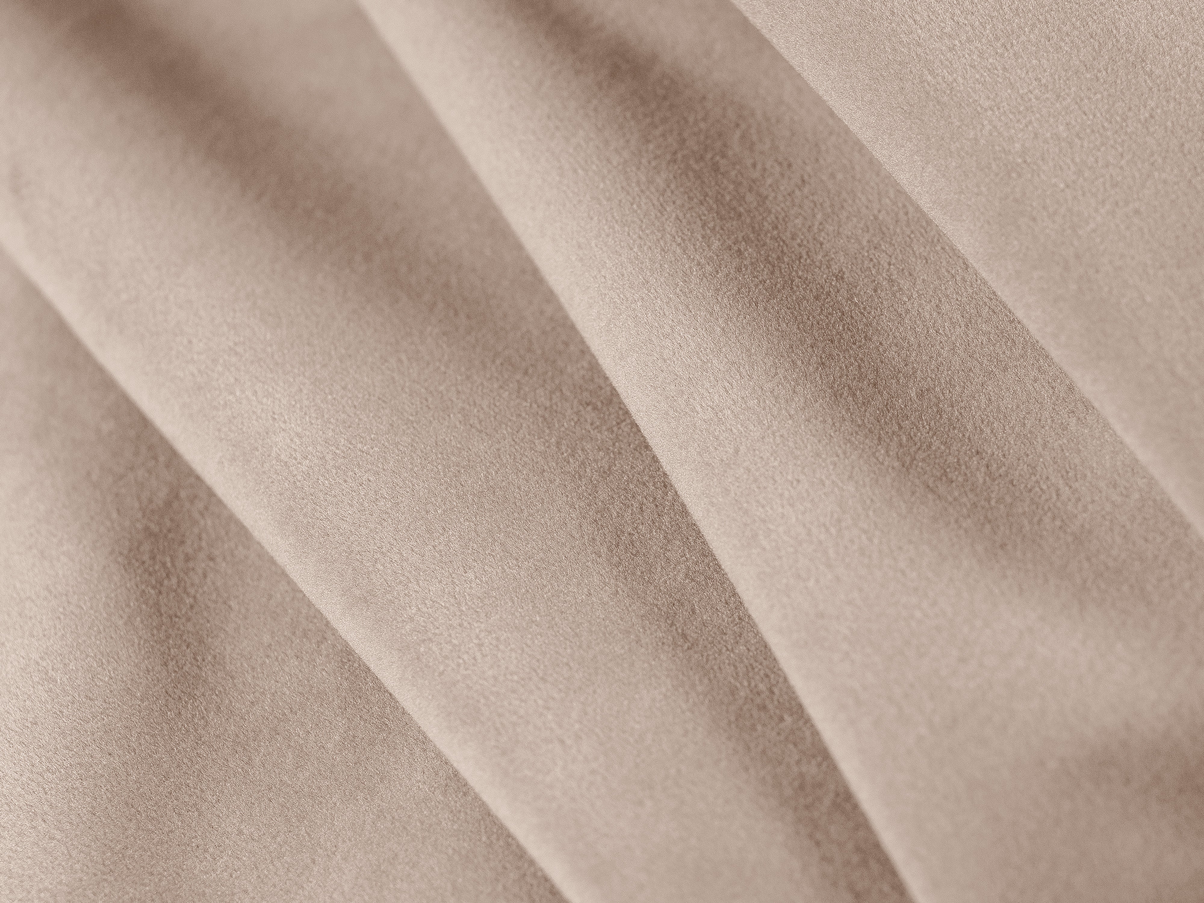Symmetrische Samt-Eckcouch STRINO beige