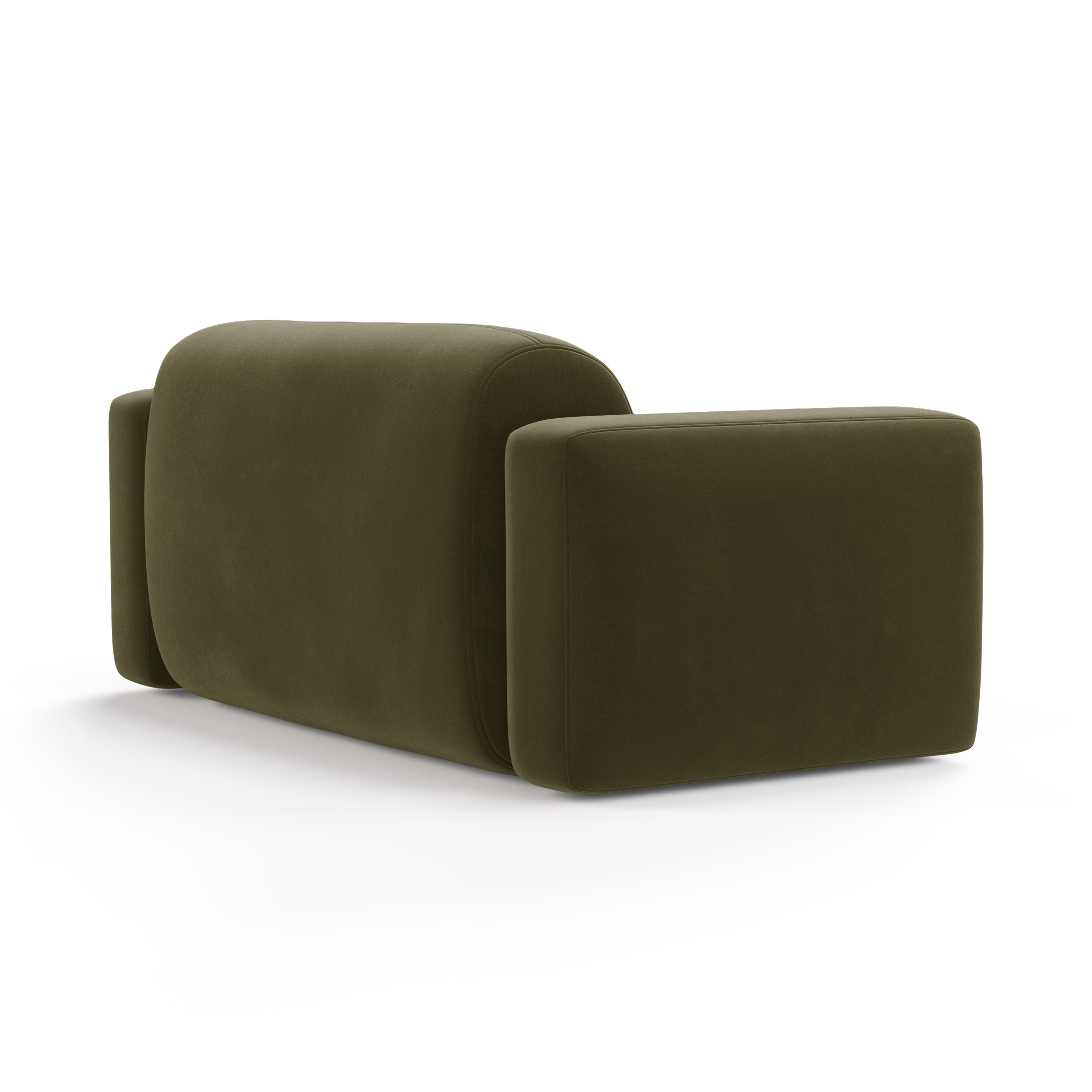 Velvet 2-Seater Sofa STRINO Green