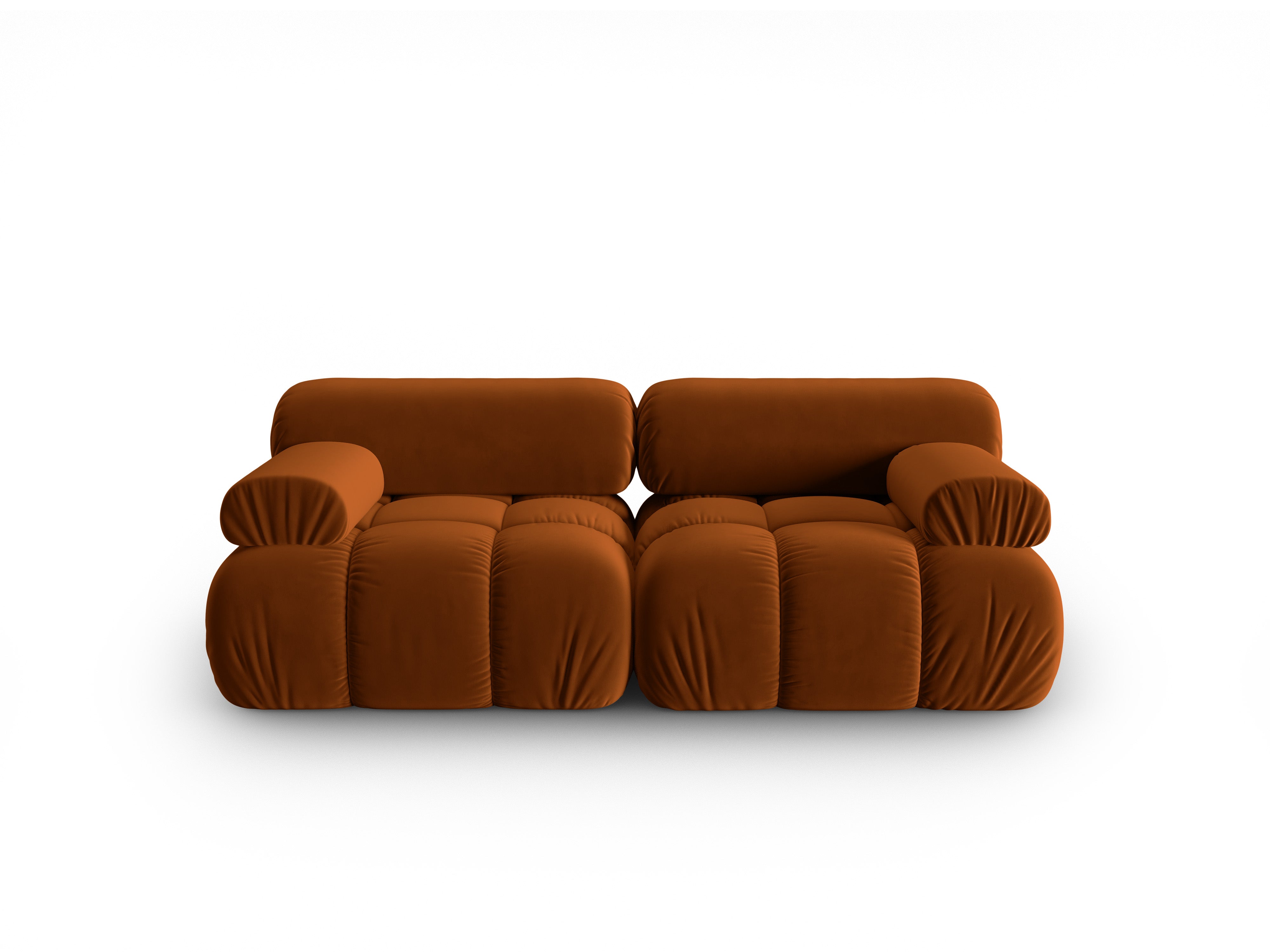 CORTINA Brick Velvet 2-Seater Sofa