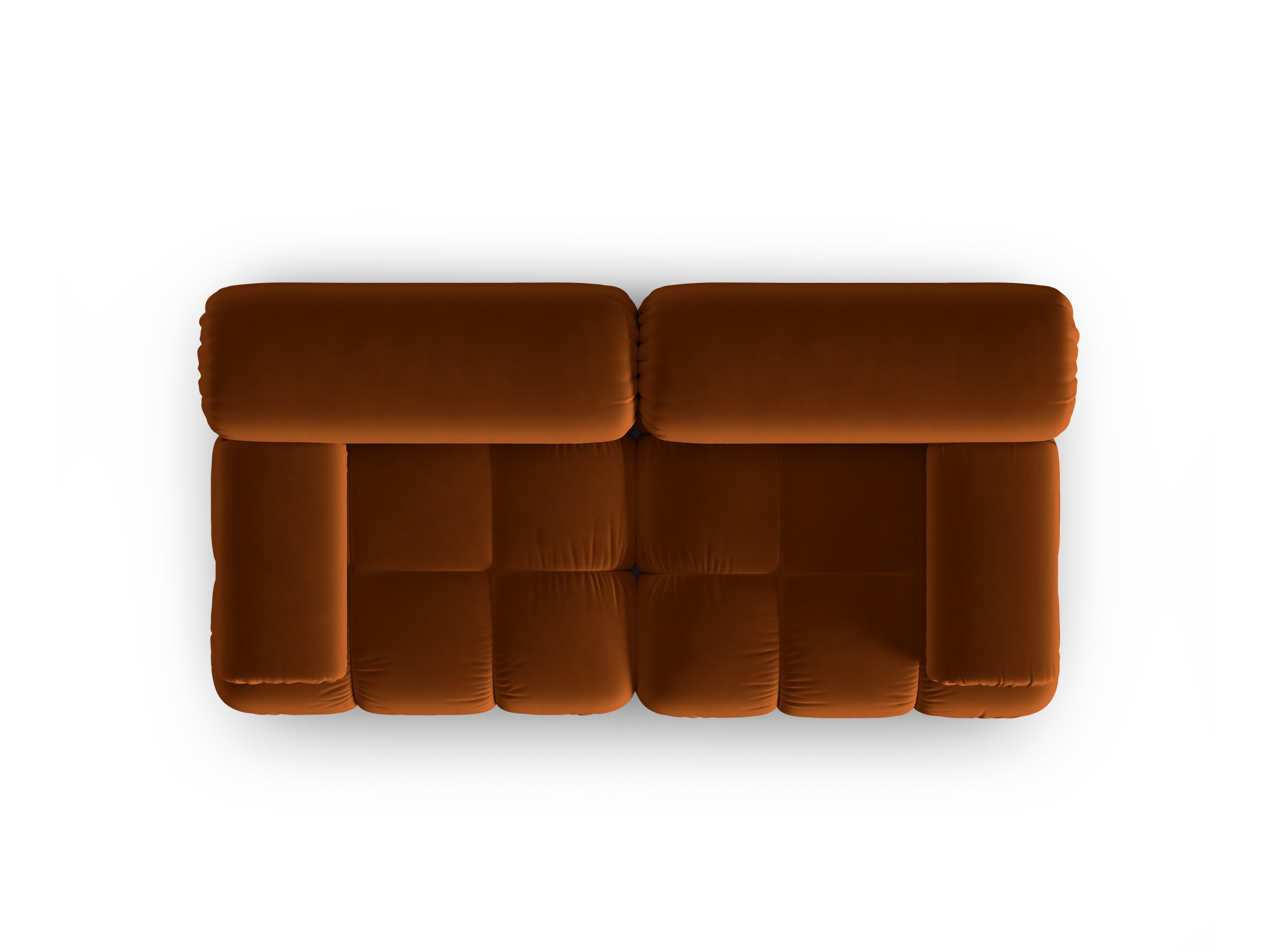 CORTINA Brick Velvet 2-Seater Sofa