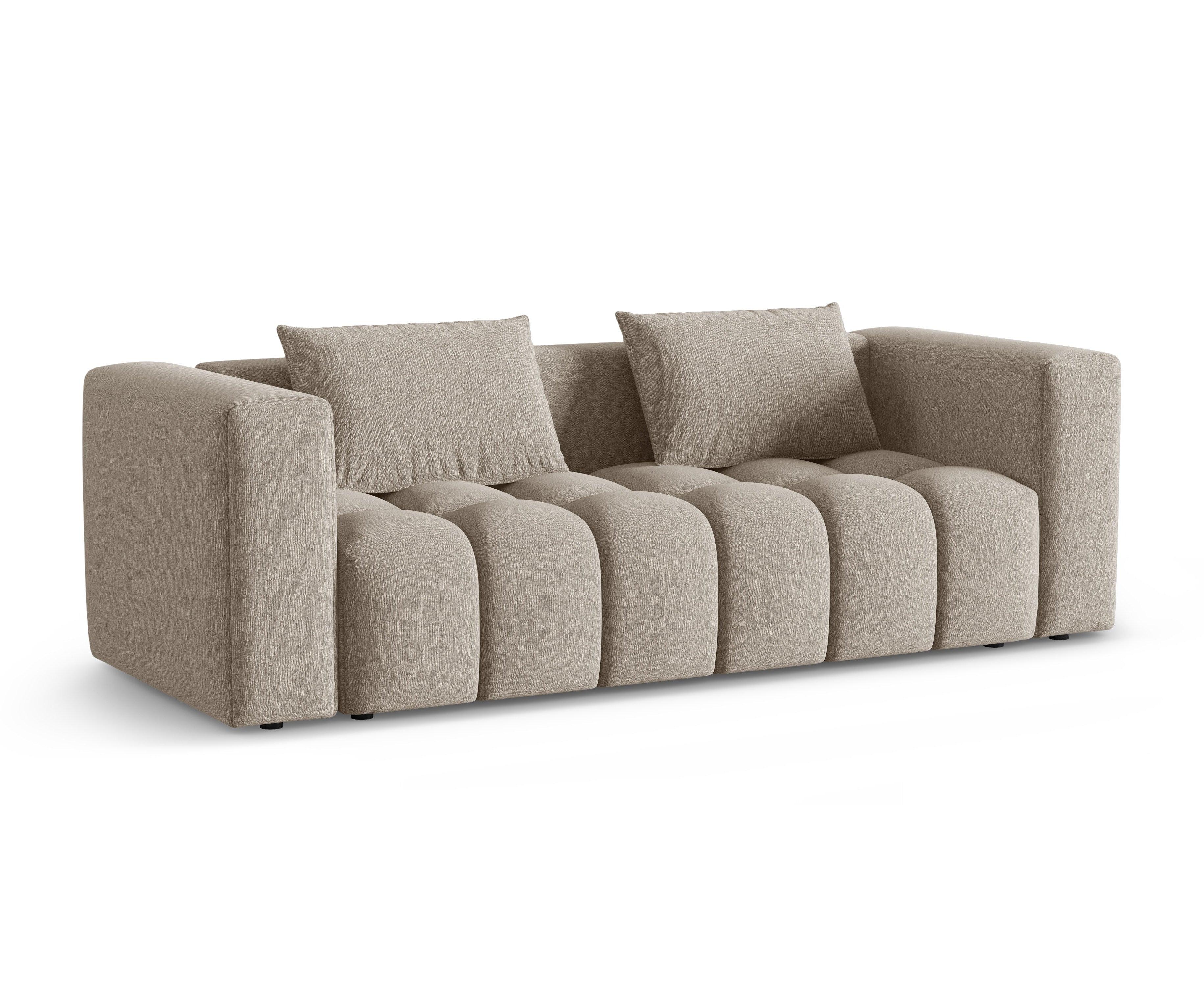 Sofa für 3 Personen mit Schlaffunktion VERONA sandfarben