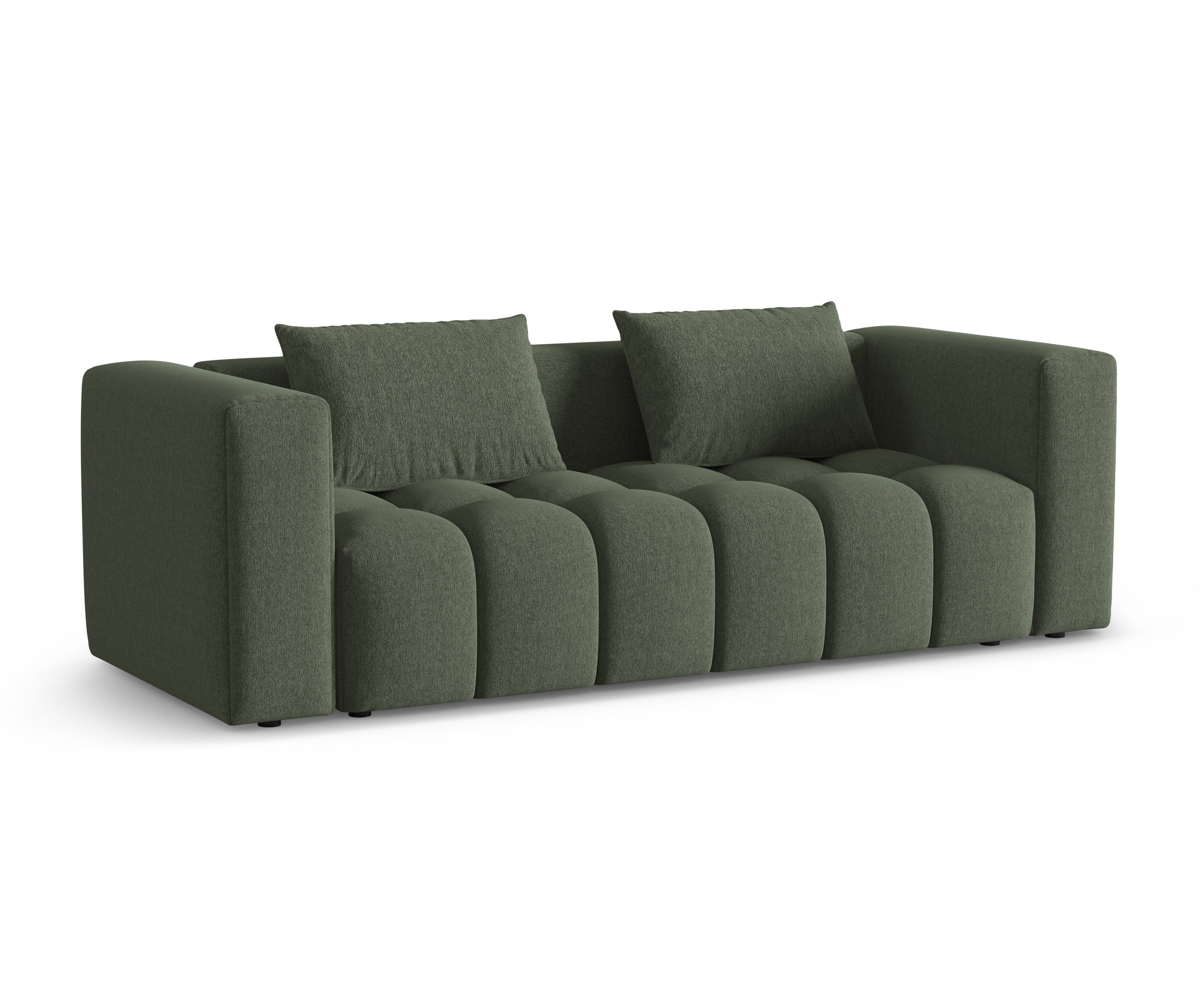 3-Seater Sofa with Sleeping Function VERONA Olive