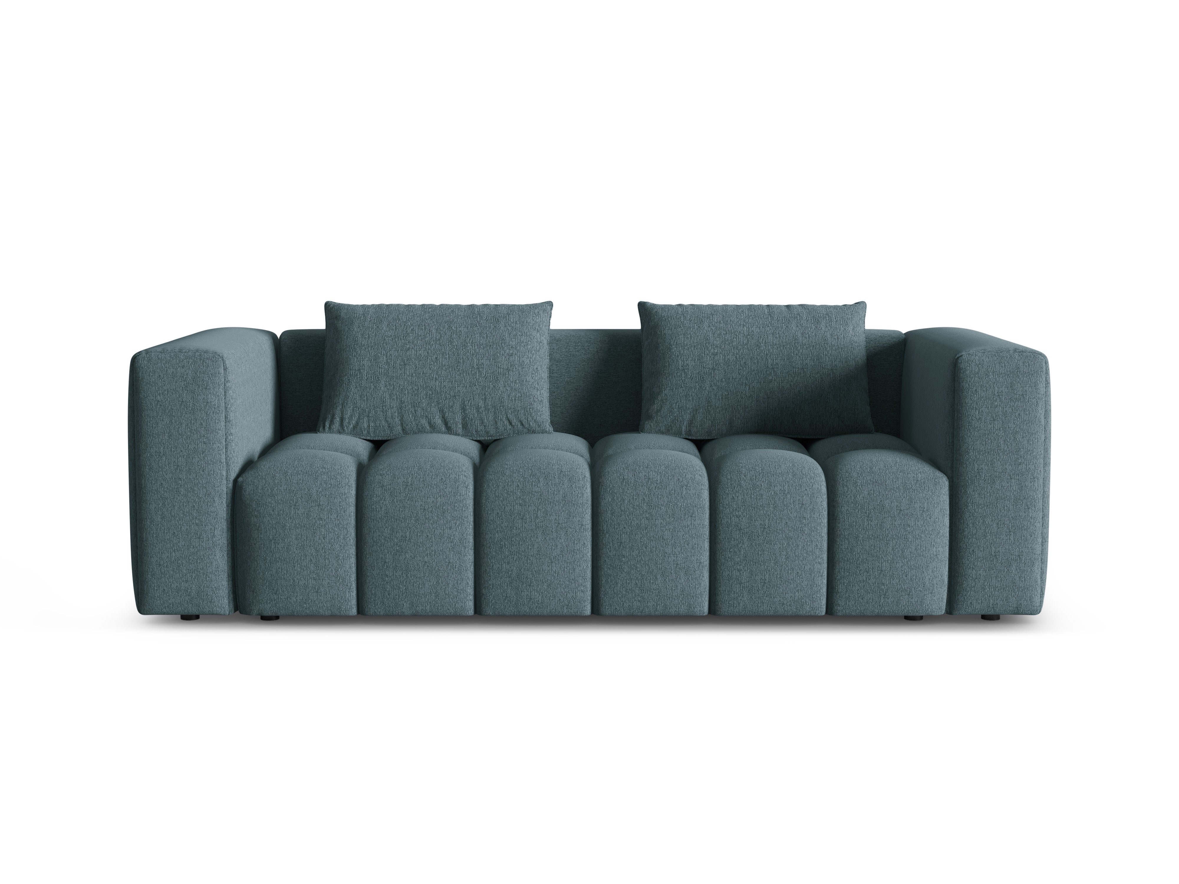 Sofa für 3 Personen mit Schlaffunktion VERONA hellblau