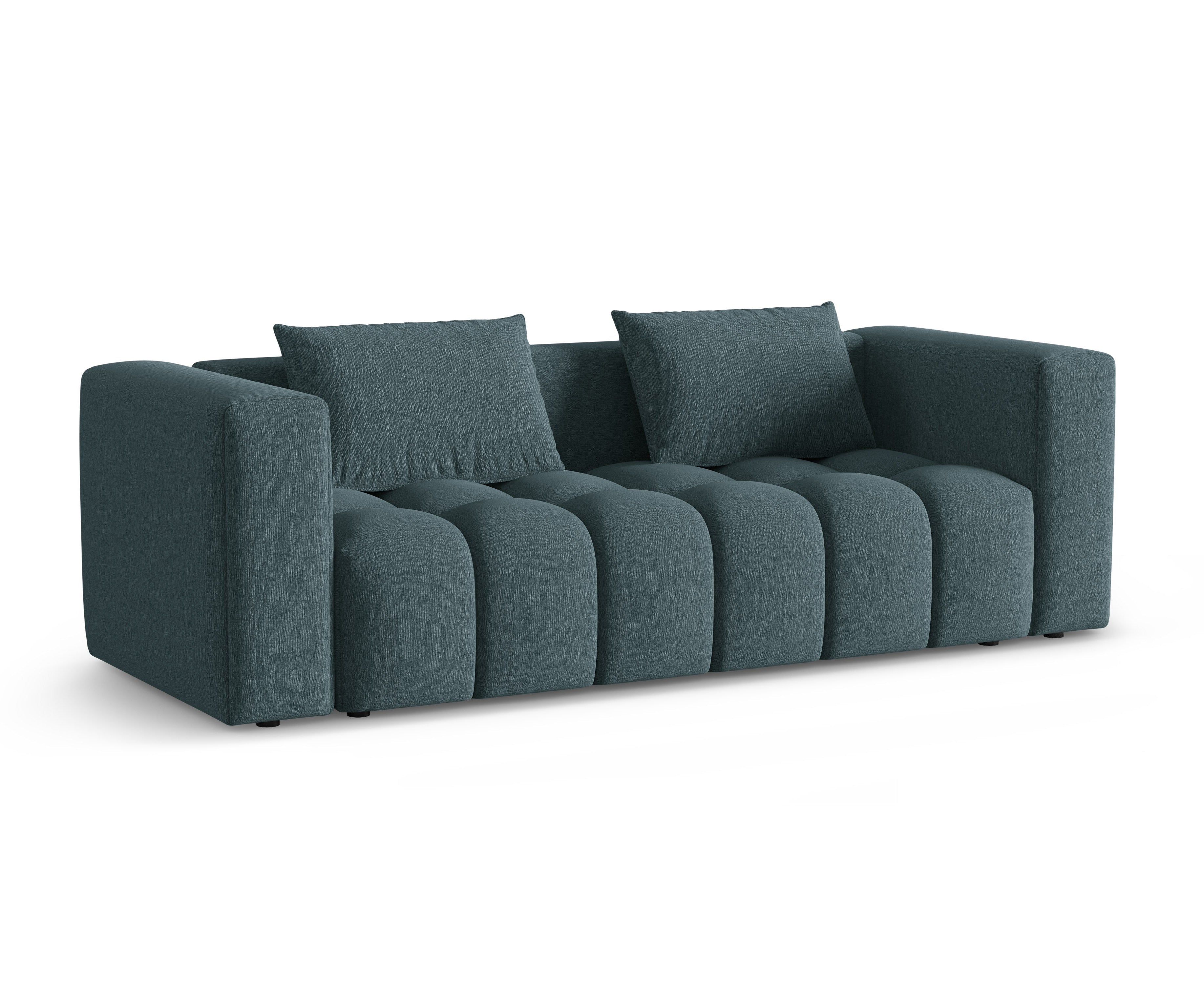 Sofa für 3 Personen mit Schlaffunktion VERONA hellblau