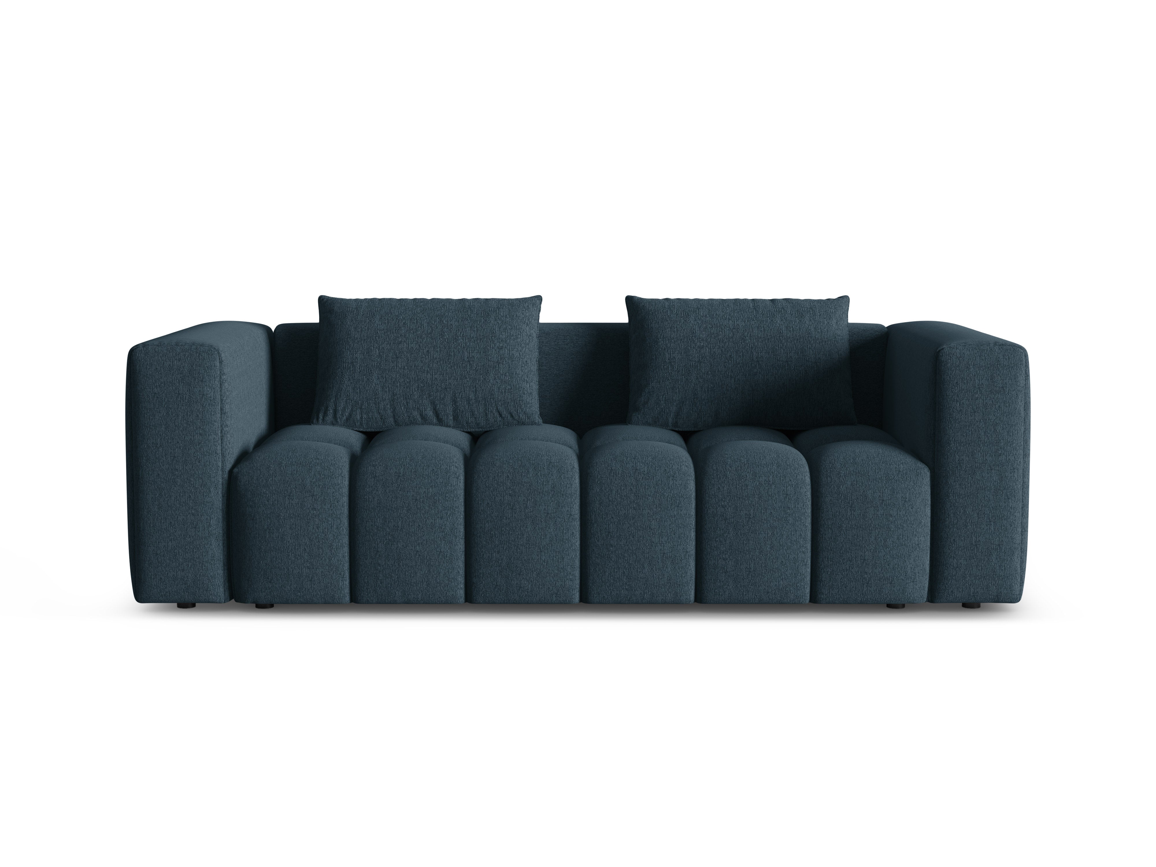 Sofa für 3 Personen mit Schlaffunktion VERONA dunkelblau