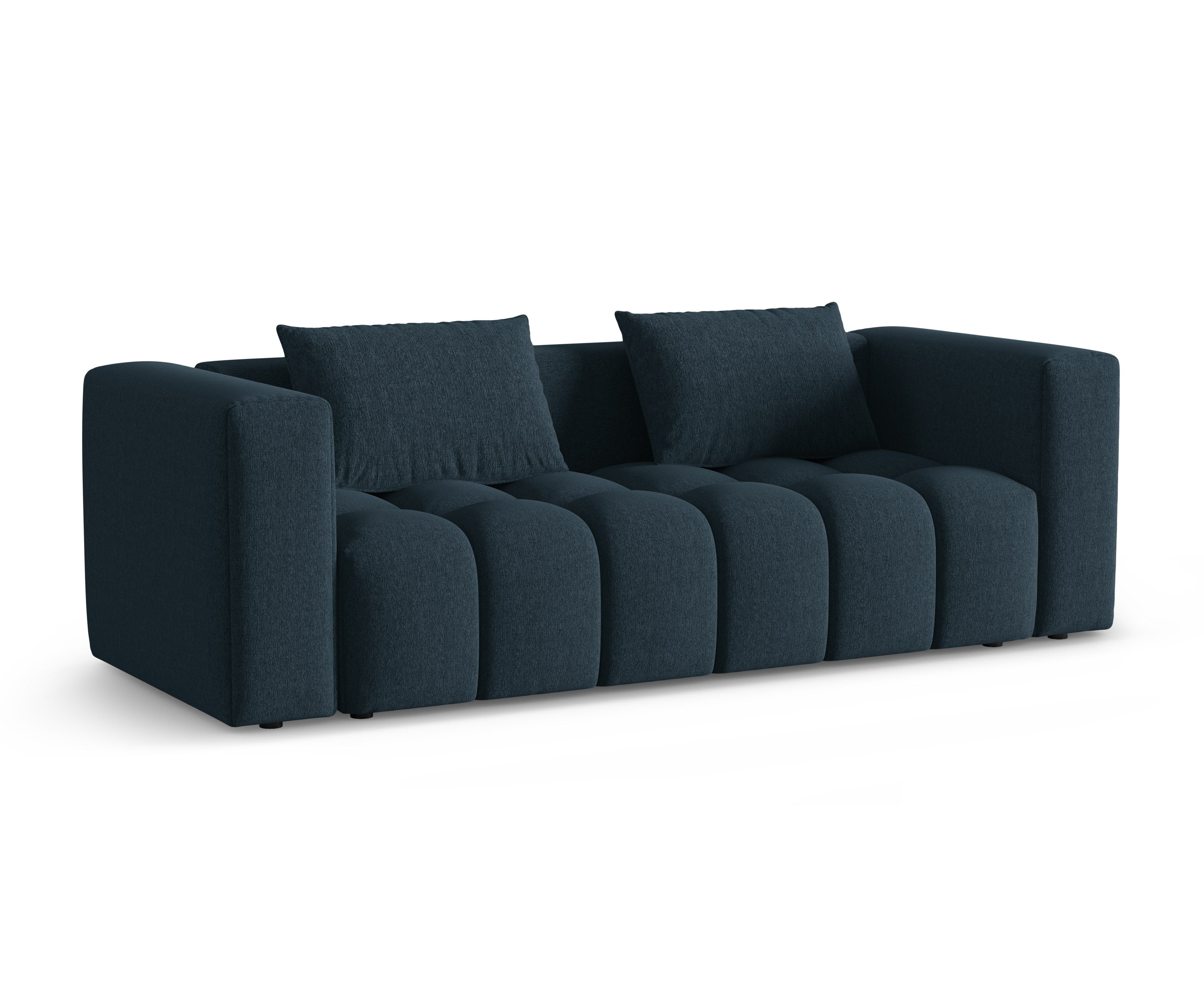 Sofa für 3 Personen mit Schlaffunktion VERONA dunkelblau