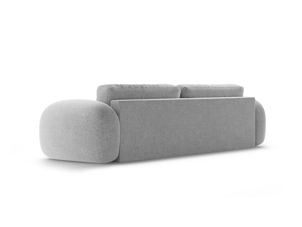 Sofa mit Schlaf-Funktion 3-sitzig TONALE grau