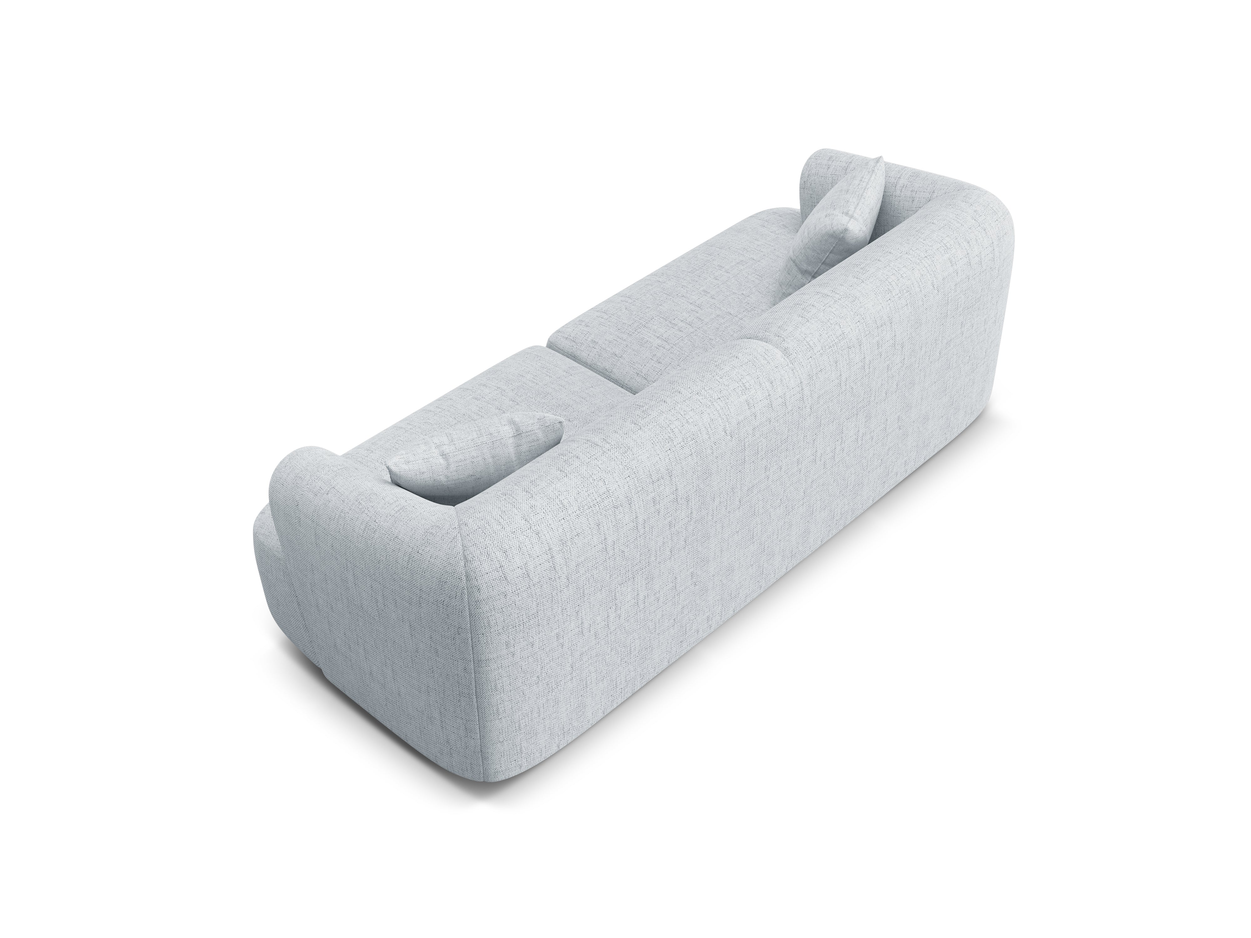 3-seater Sofa CAMPI light gray chenille