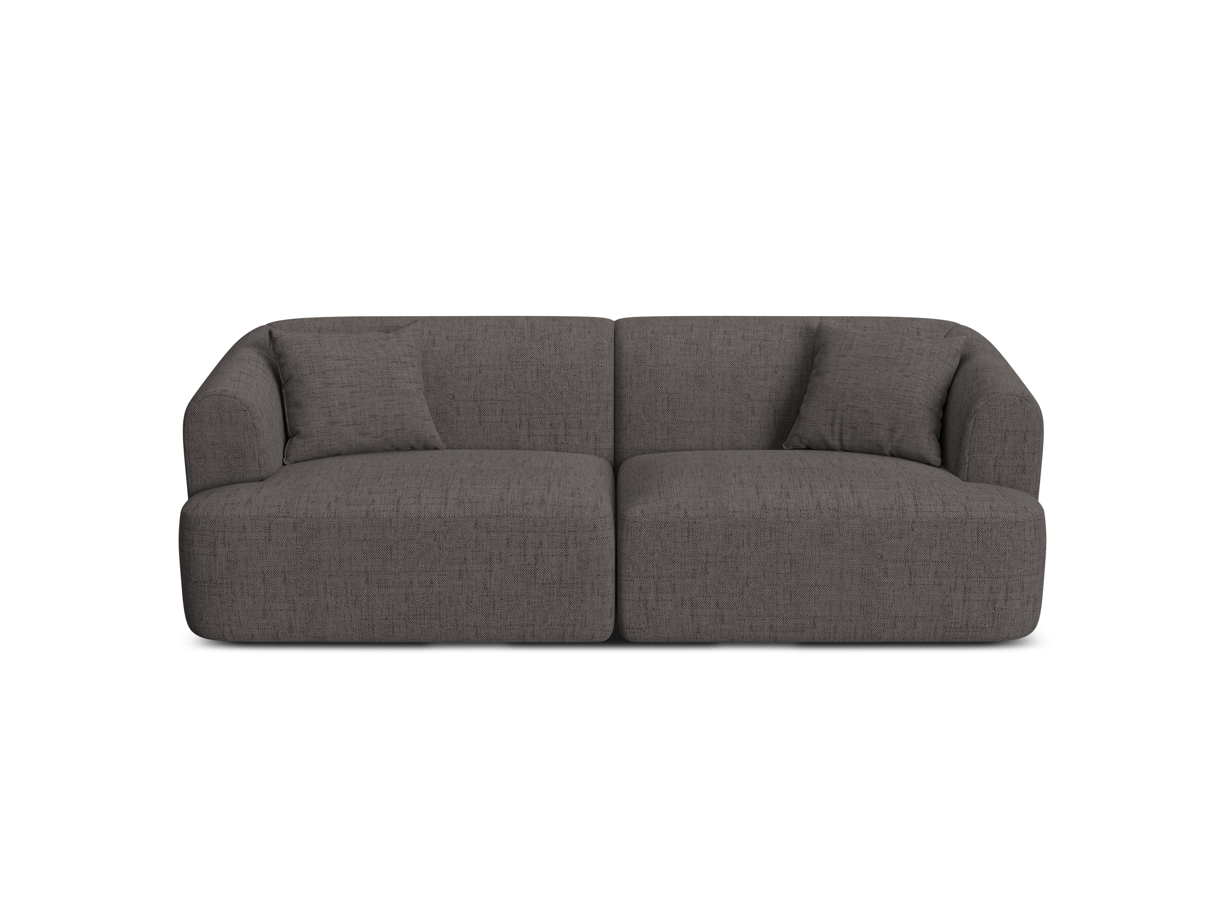 3-seater Sofa CAMPI gray chenille