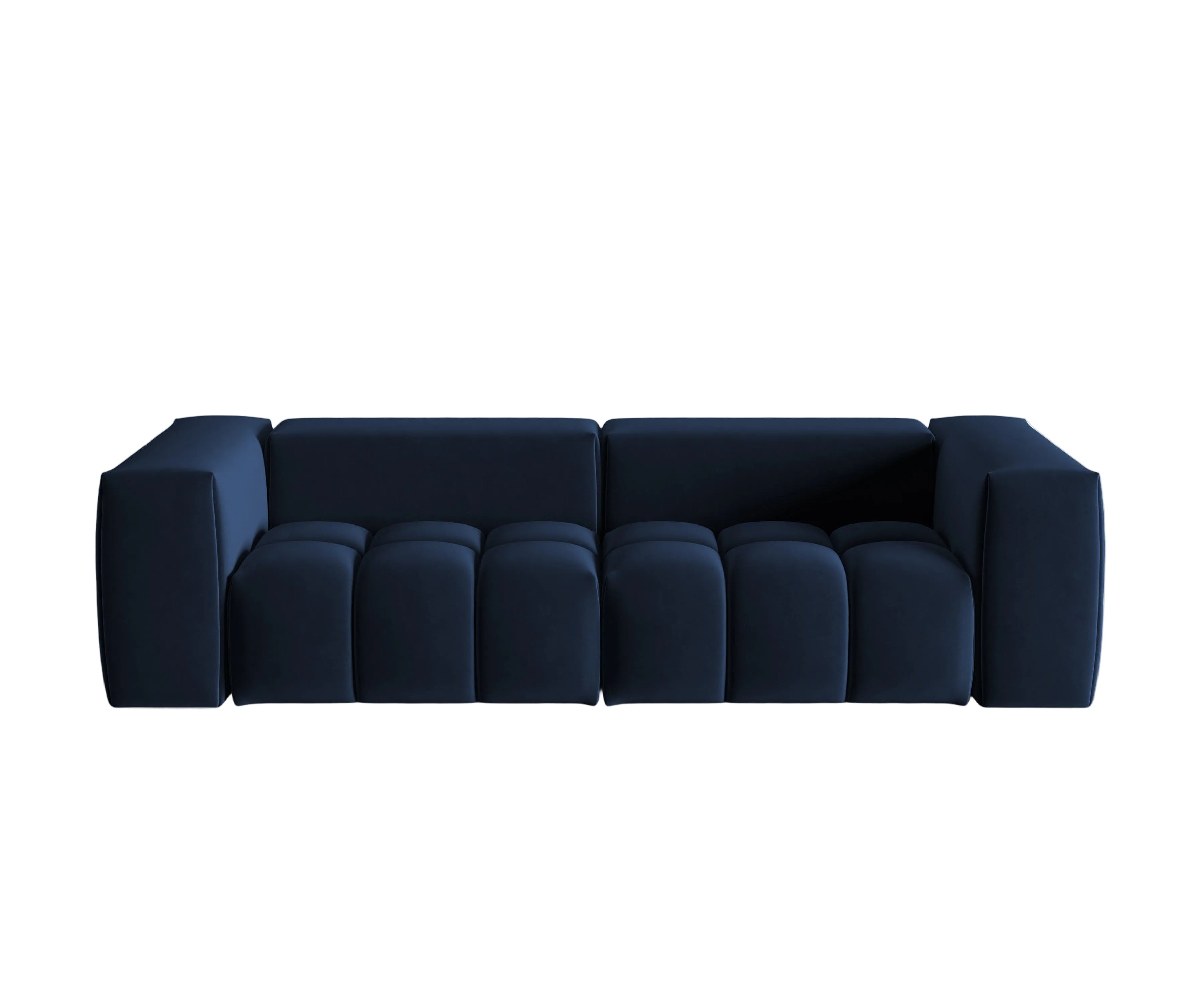 Velvet Sofa for 3 VERONA Royal Blue