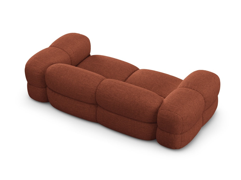 Sofa 3-sitzig LORETTO koralle