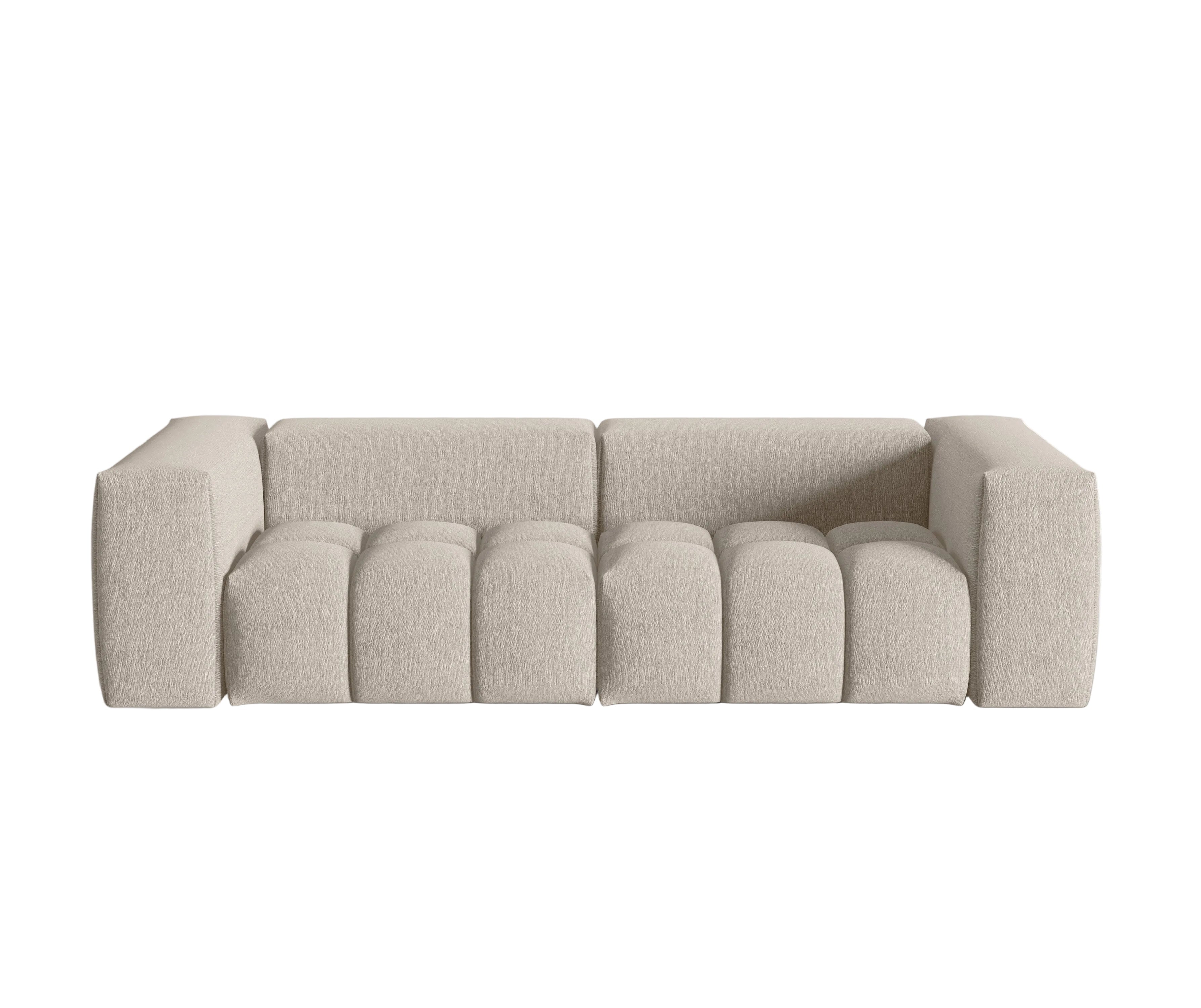 Sofa 3-sitzig VERONA sandfarben