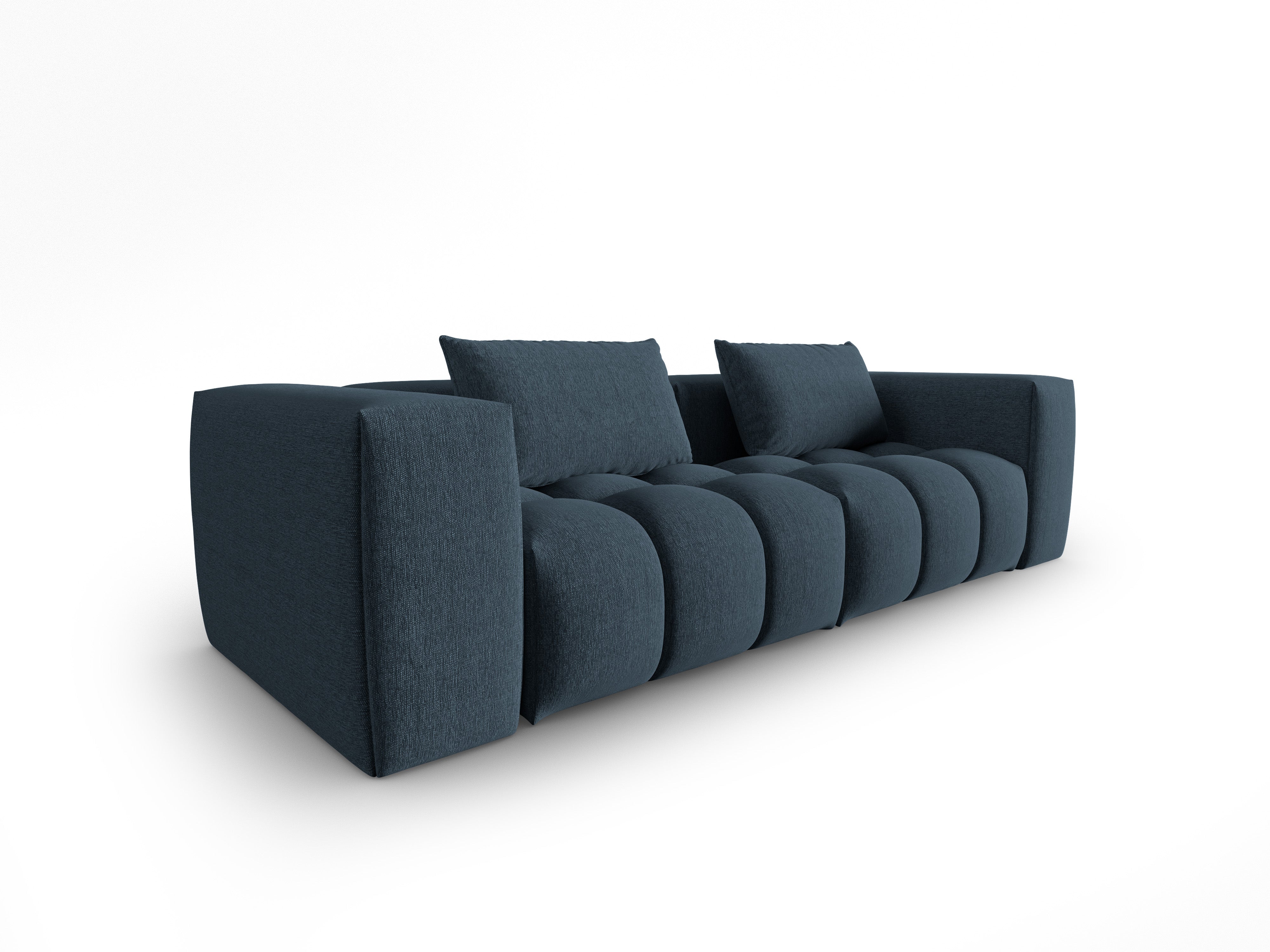 Sofa 3-sitzig VERONA dunkelblau