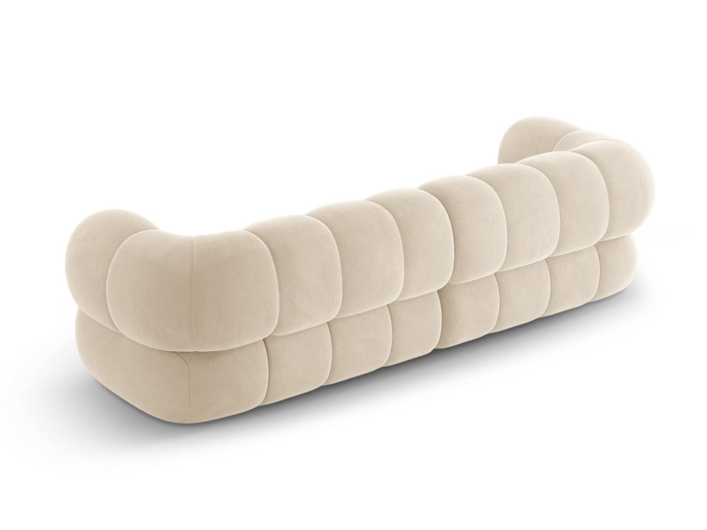 Sofa aus Samt für 4 Personen KOGE beige