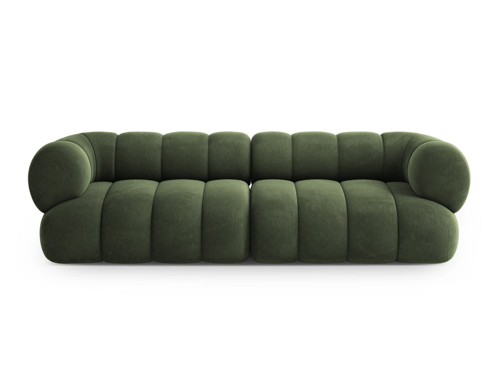 Sofa aus Samt für 4 Personen KOGE grün