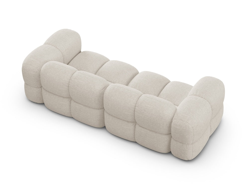 Sofa für 4 Personen LORETTO hellbeige