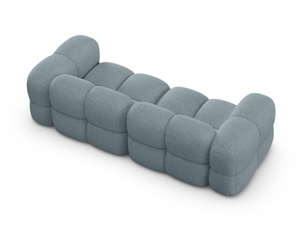 Sofa für 4 Personen LORETTO pastellblau