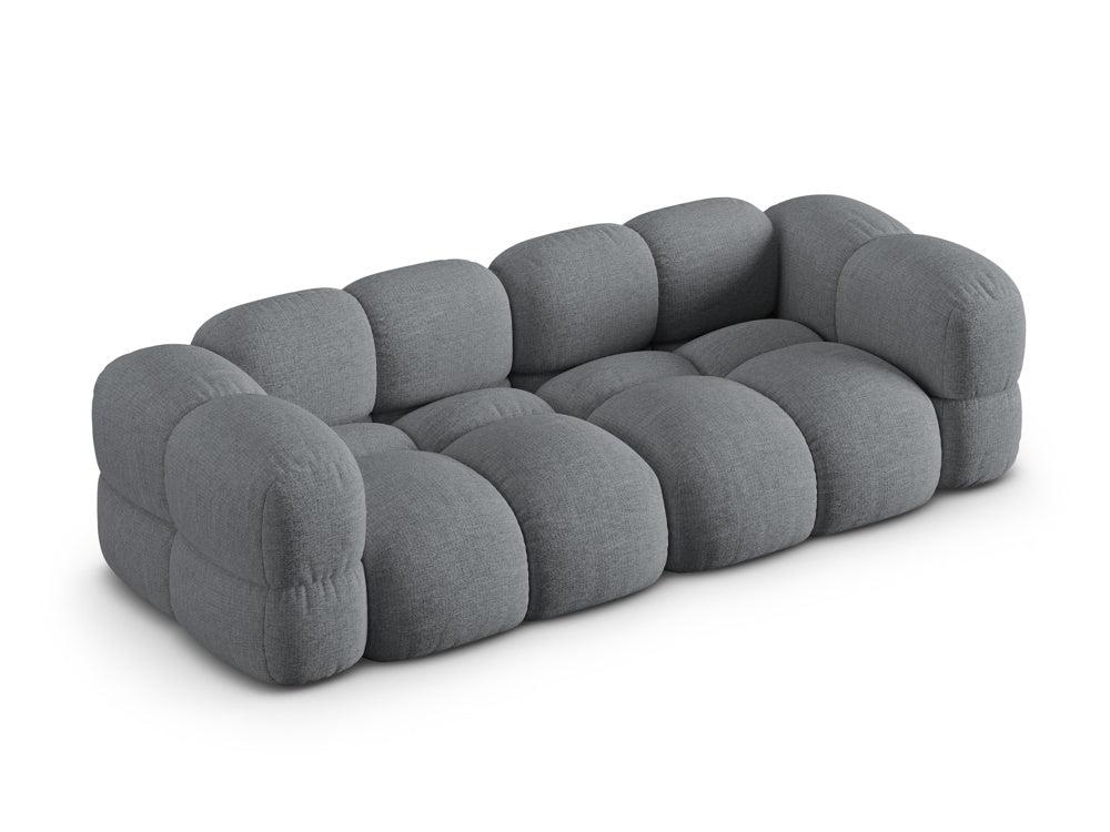 Sofa 4-sitzig LORETTO grau-blau