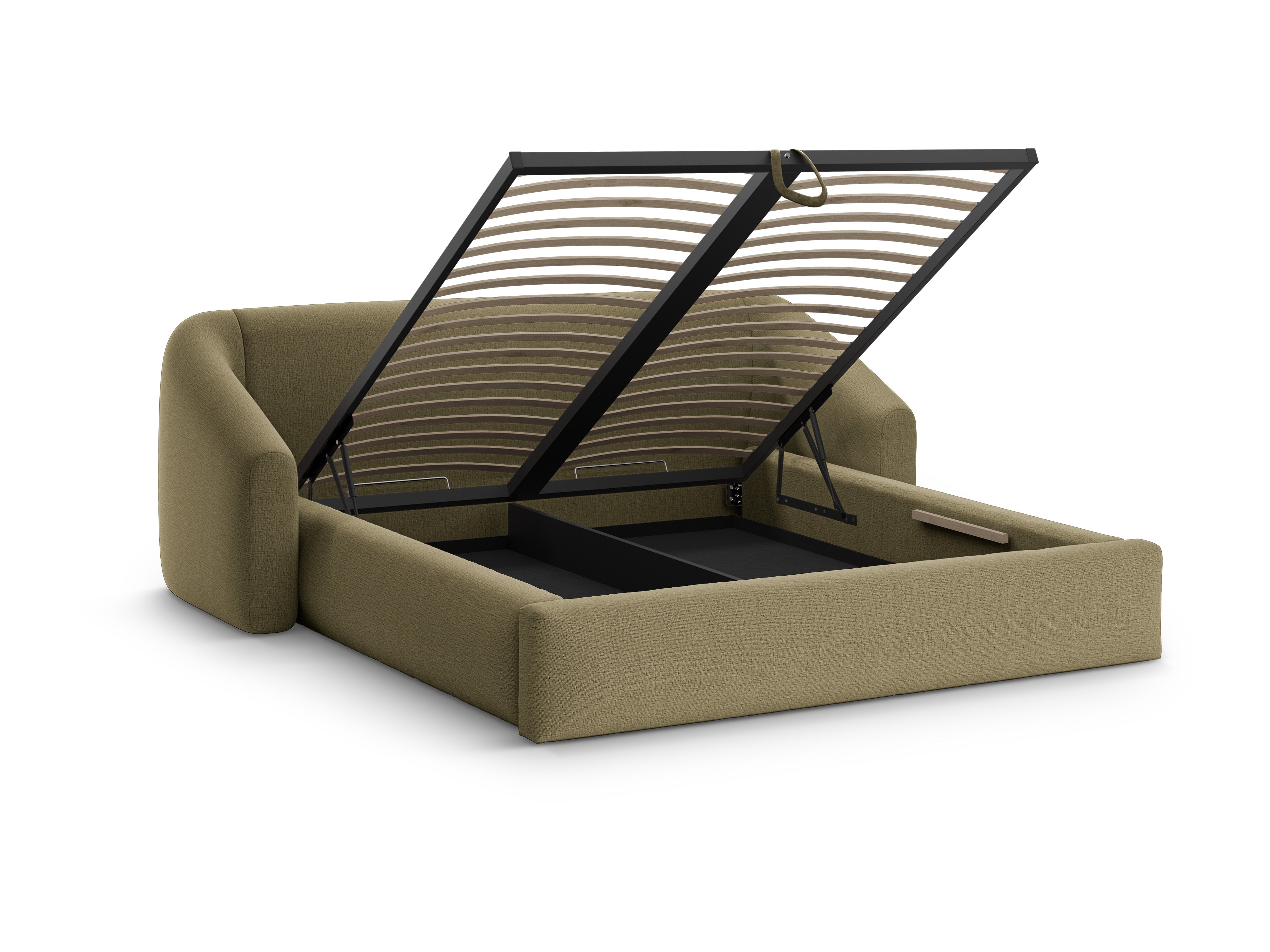 CAMPI bed green chenille
