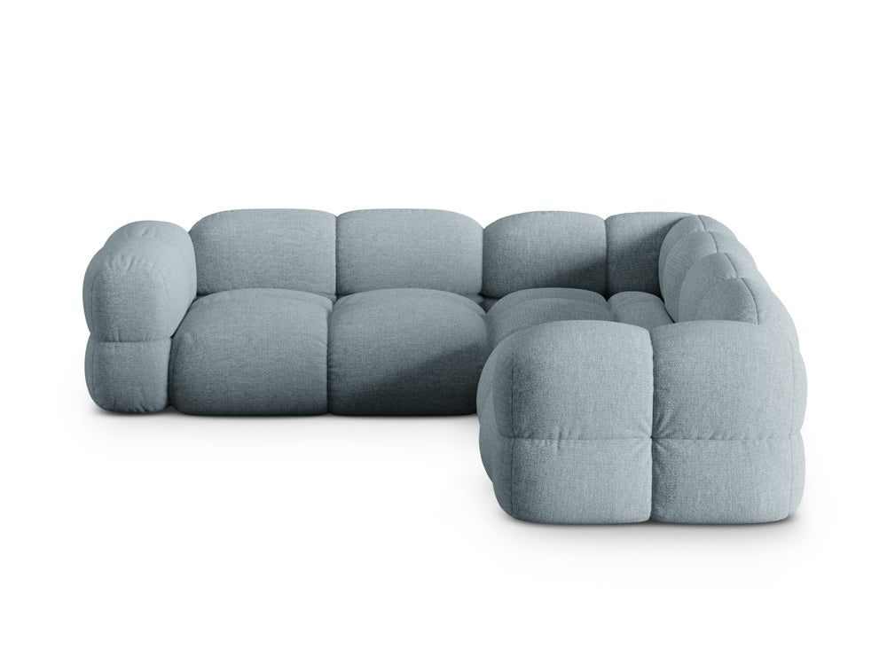 Symmetrical Corner Sofa LORETTO Pastel Blue