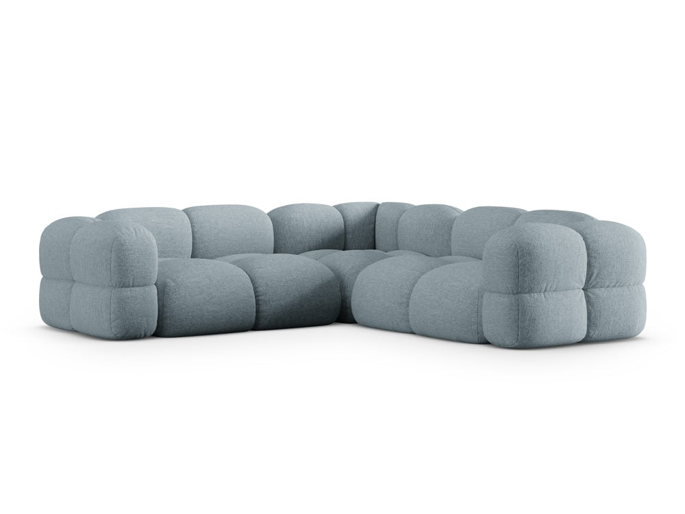 Symmetrical Corner Sofa LORETTO Pastel Blue