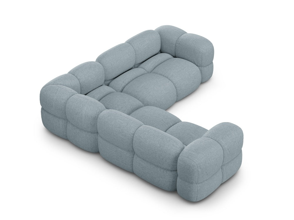 Symmetrical Corner Sofa LORETTO Pastel Blue
