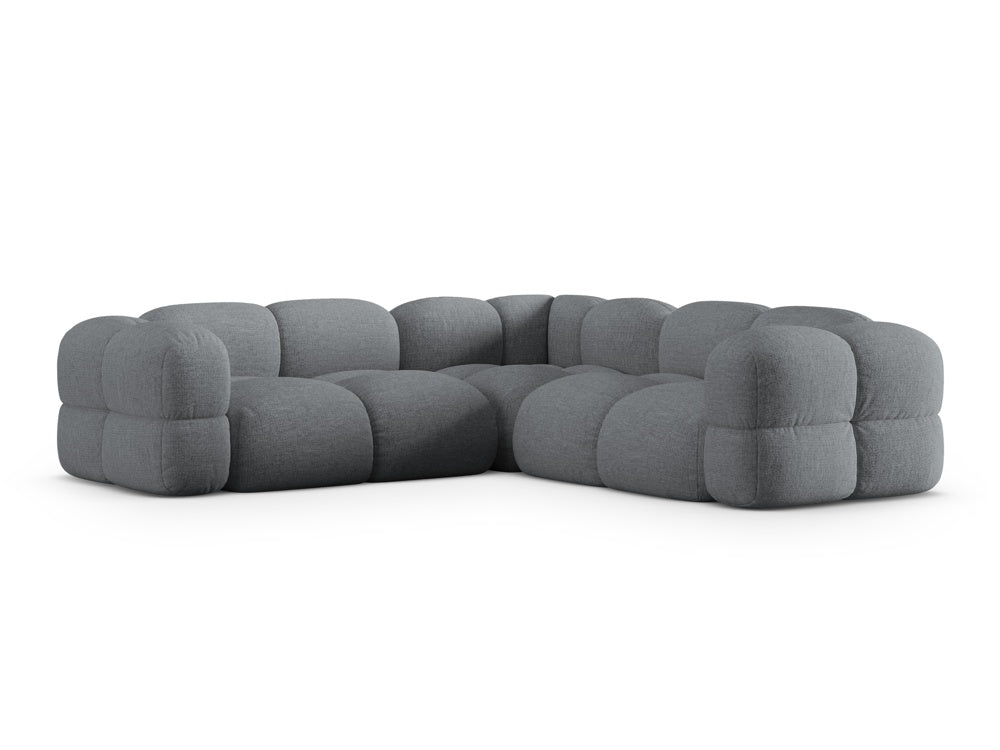 Symmetrical Corner Sofa LORETTO Gray-Blue