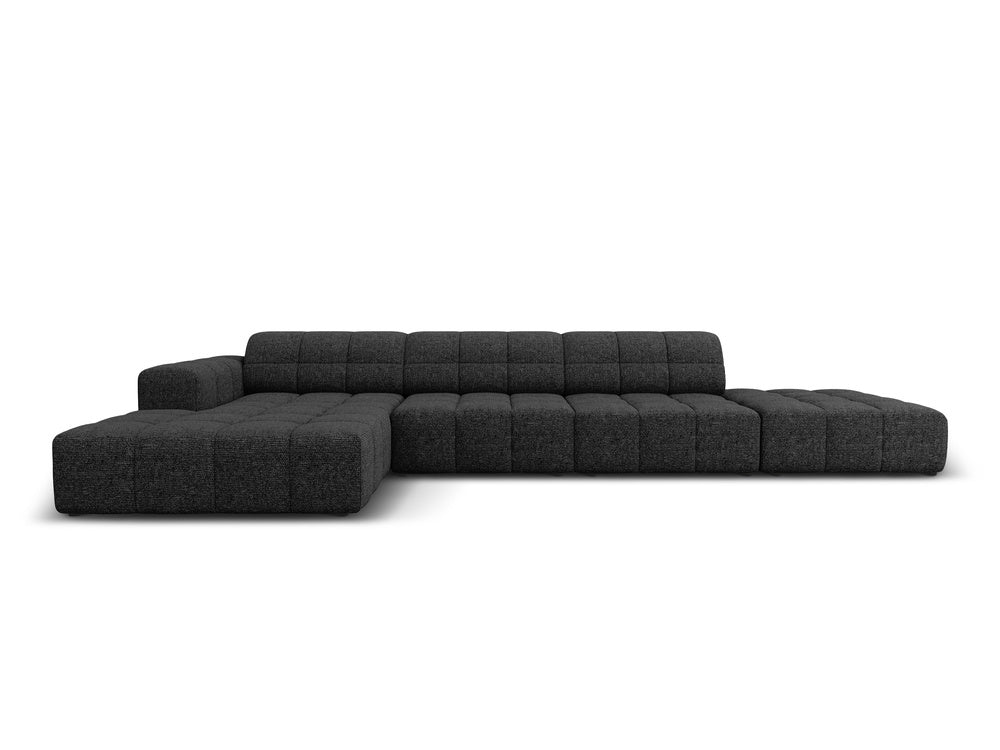 Linkseecke 5-Personen Chicago Black Szenil