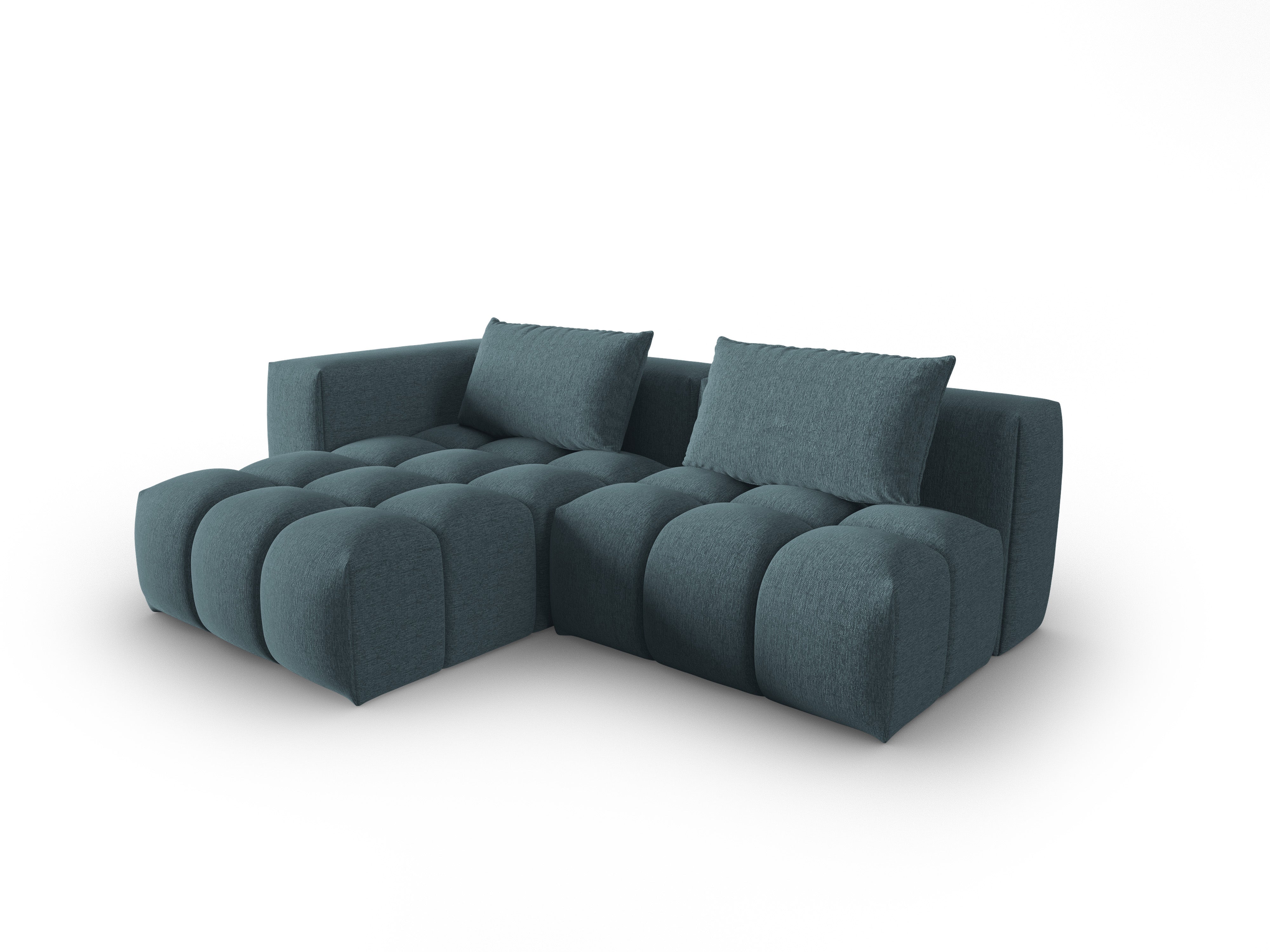 Ecksofa 3-Sitzer linksseitig offen VERONA hellblau