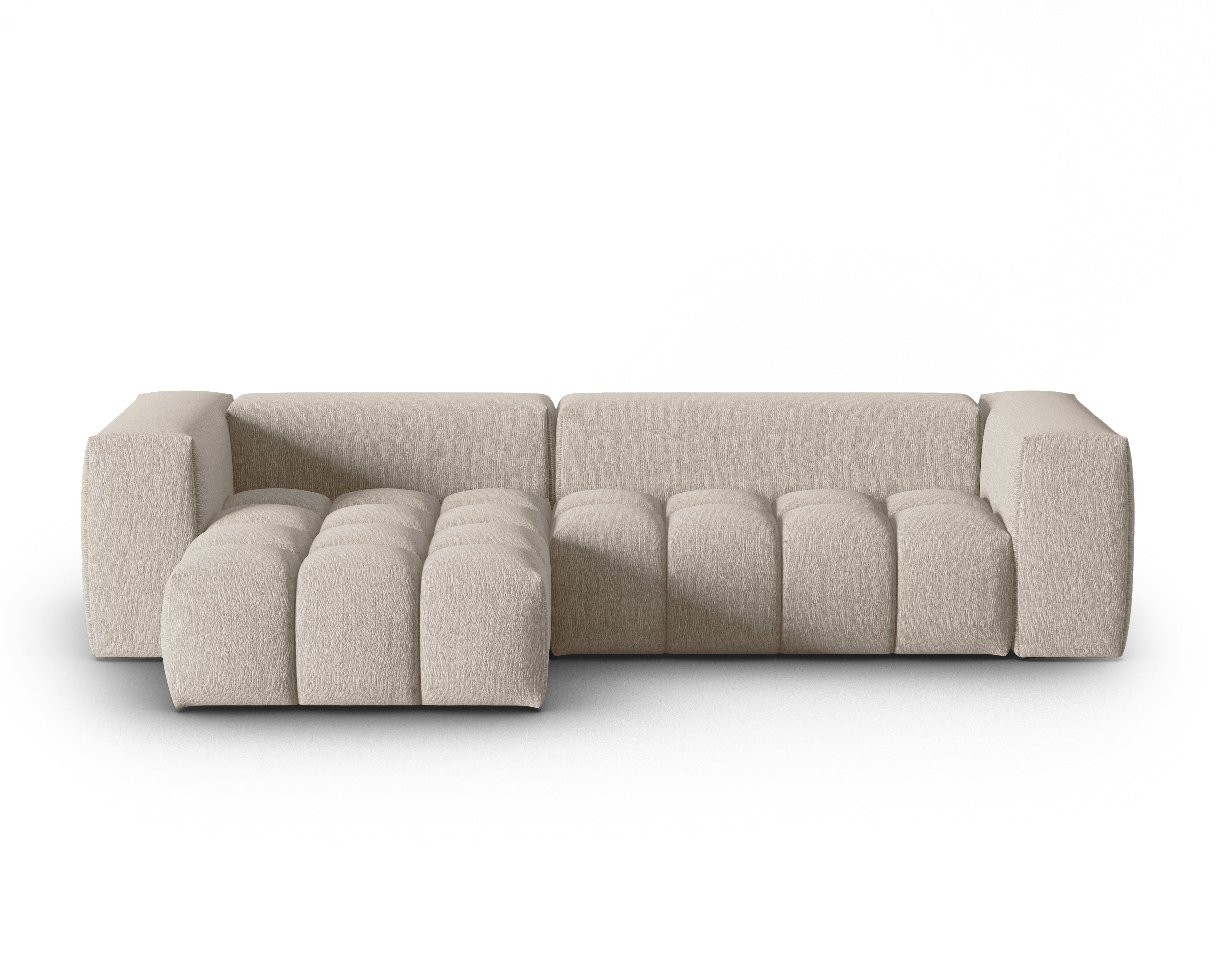 Ecksofa 3-sitzig links VERONA sandfarben