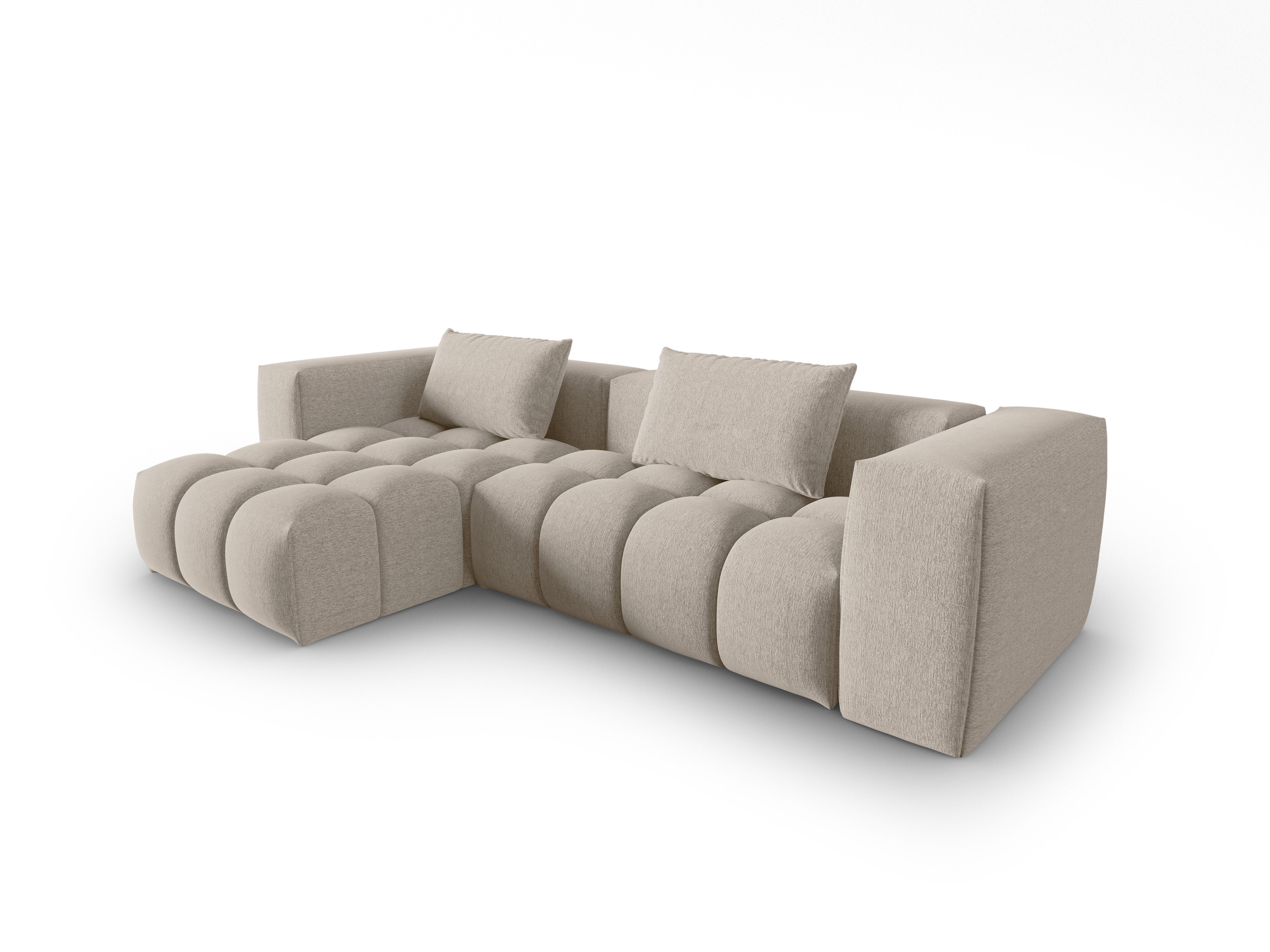 Ecksofa 3-sitzig links VERONA sandfarben