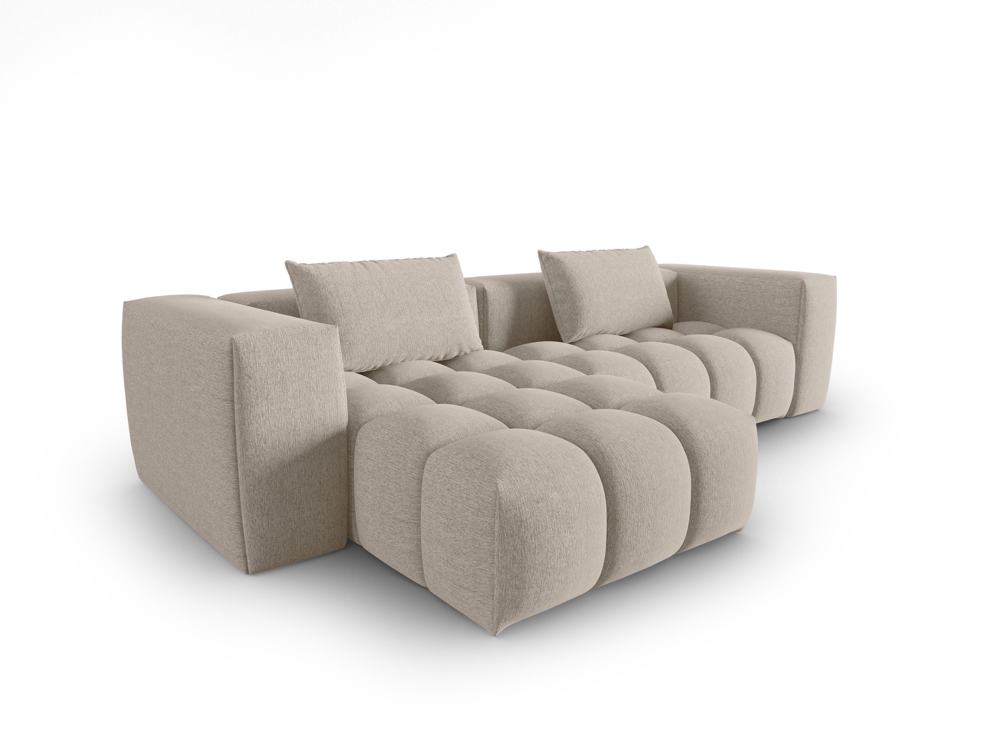 Ecksofa 3-sitzig links VERONA sandfarben
