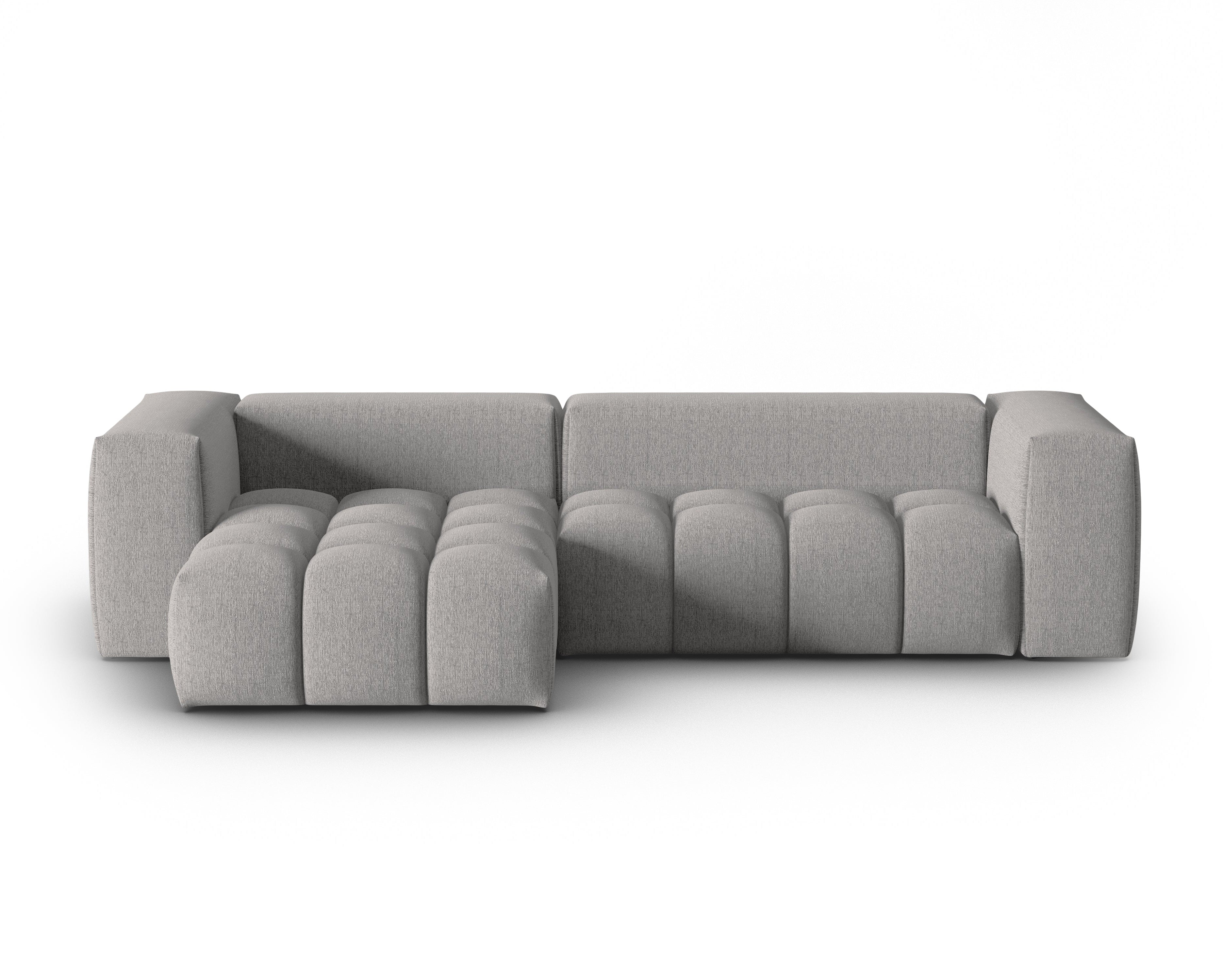 3-sitziges linksseitiges Ecksofa VERONA warmgrau